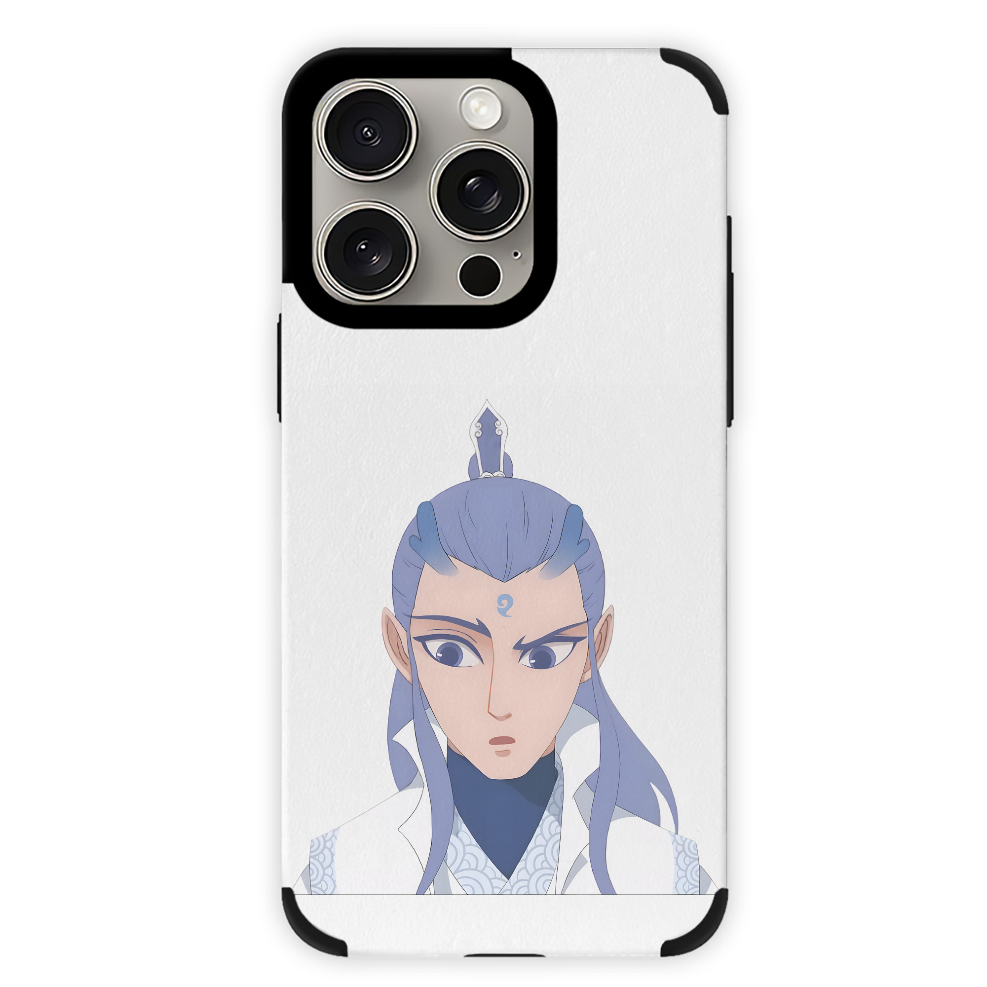 （画像用） Ne Zha 2 ナタ 魔童の大暴れ 【iPhone15ProMax対応】 PUレザー スマホケース 耐衝撃＆黄変防止