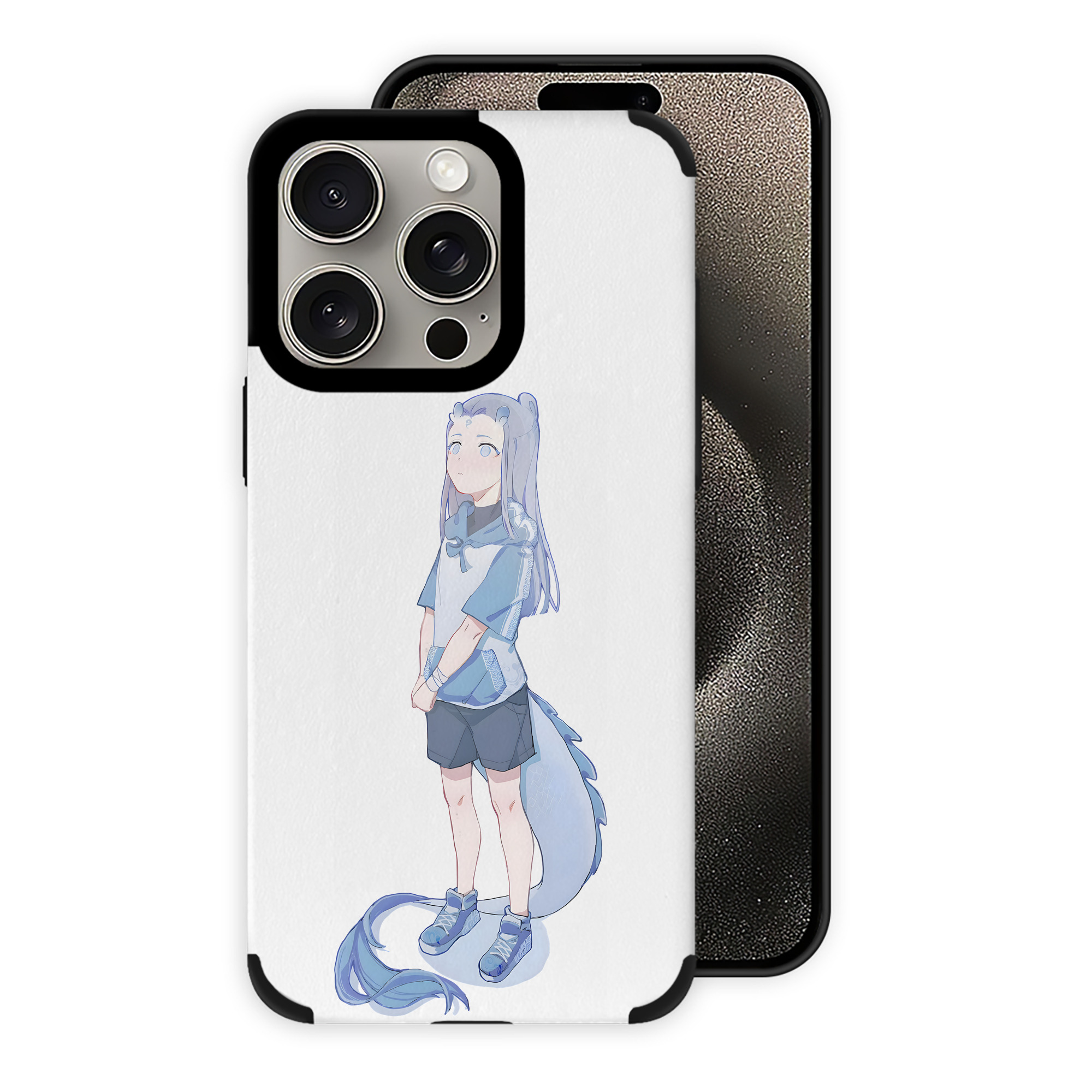 （画像用） Ne Zha 2 ナタ 魔童の大暴れ 【iPhone15ProMax対応】 PUレザー スマホケース 耐衝撃＆黄変防止