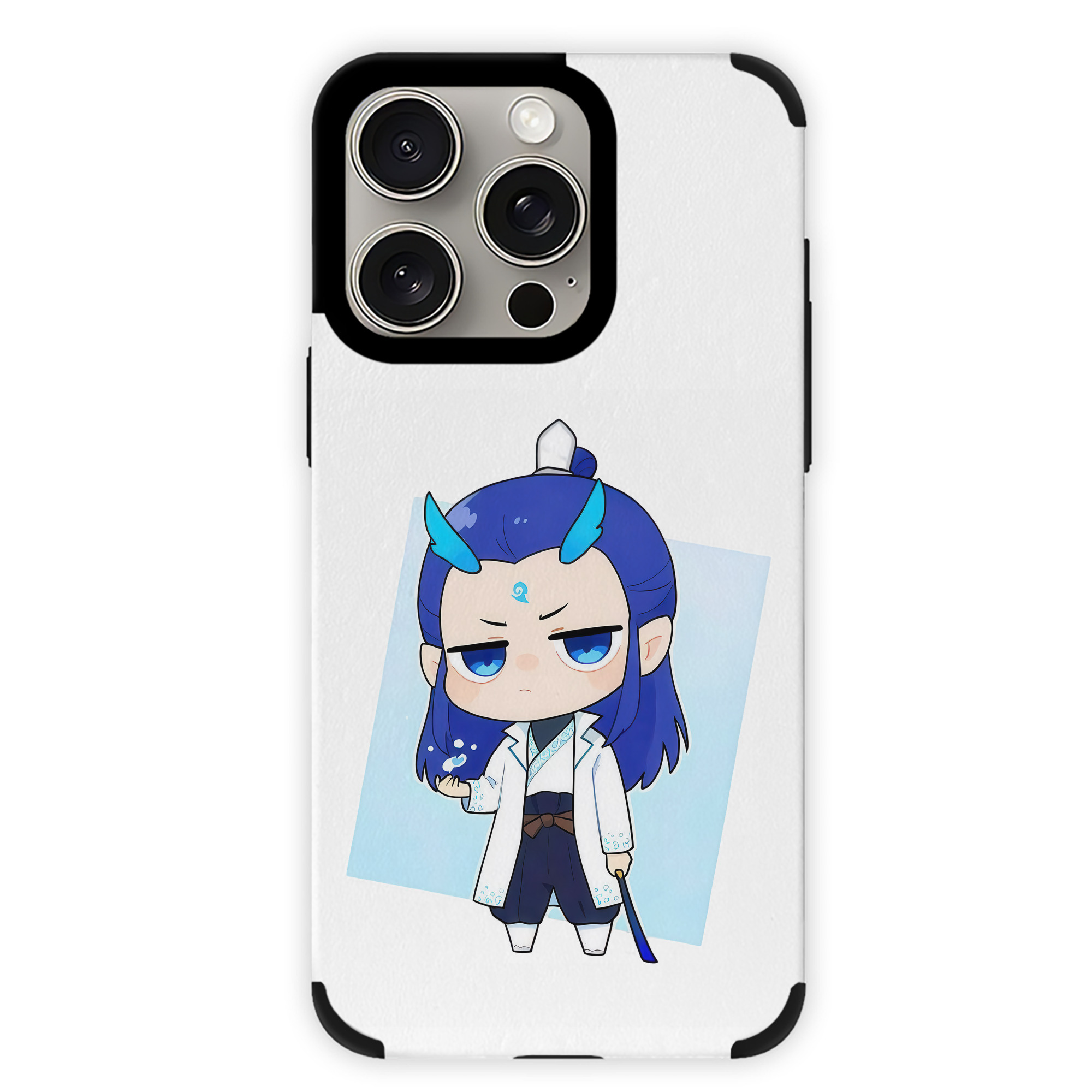 （画像用） Ne Zha 2 ナタ 魔童の大暴れ 【iPhone15ProMax対応】 PUレザー スマホケース 耐衝撃＆黄変防止
