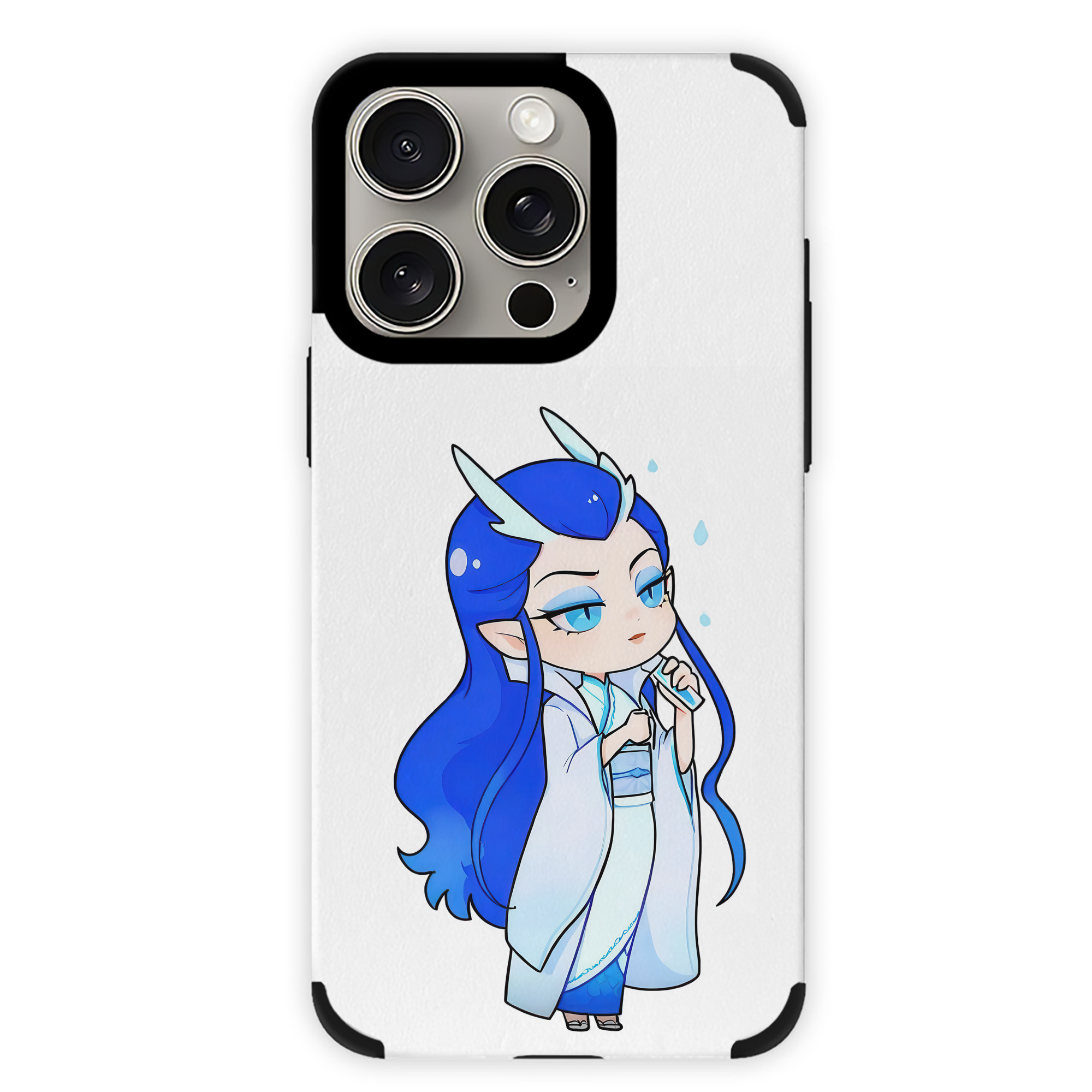 （画像用） Ne Zha 2 ナタ 魔童の大暴れ 【iPhone15ProMax対応】 PUレザー スマホケース 耐衝撃＆黄変防止