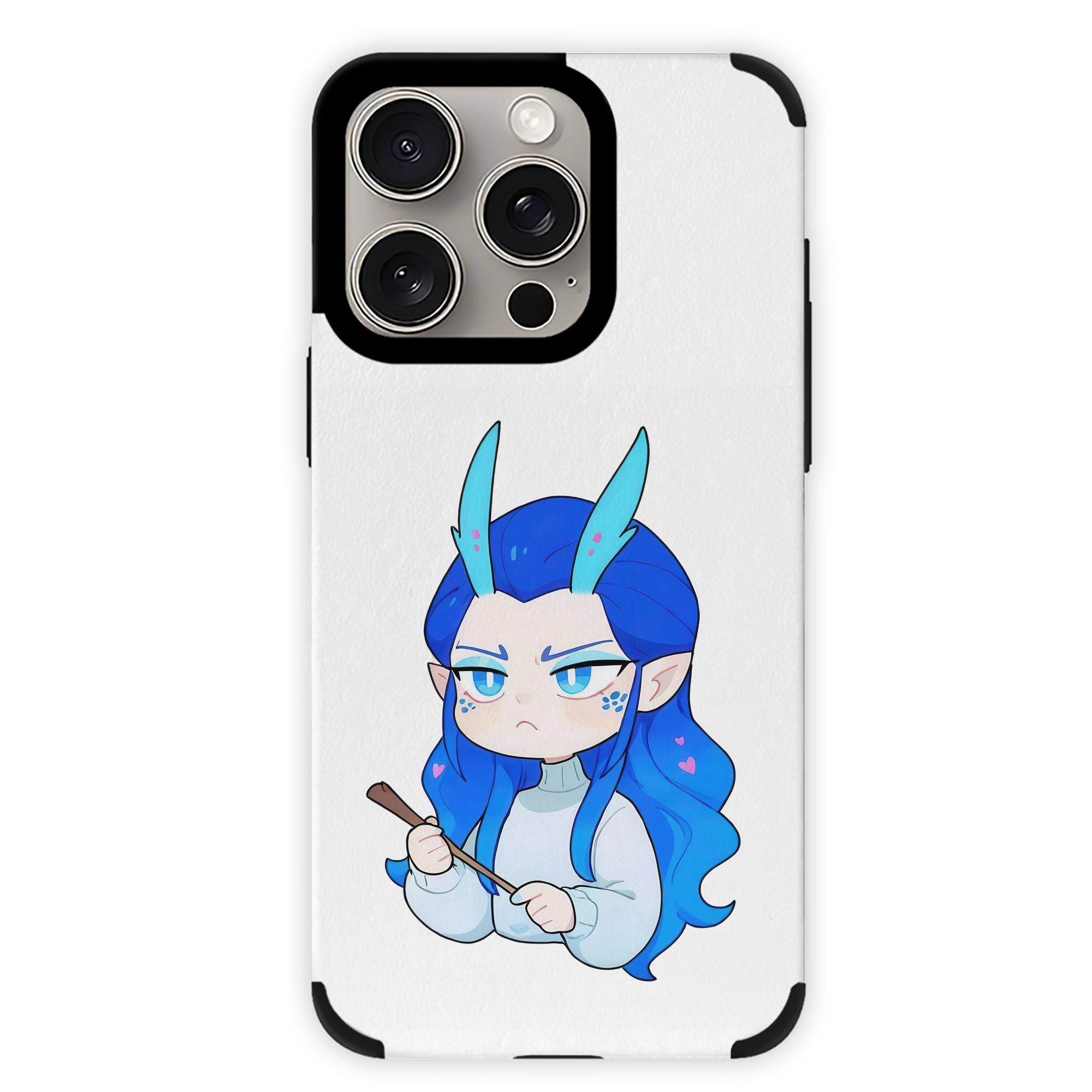 （画像用） Ne Zha 2 ナタ 魔童の大暴れ 【iPhone15ProMax対応】 PUレザー スマホケース 耐衝撃＆黄変防止