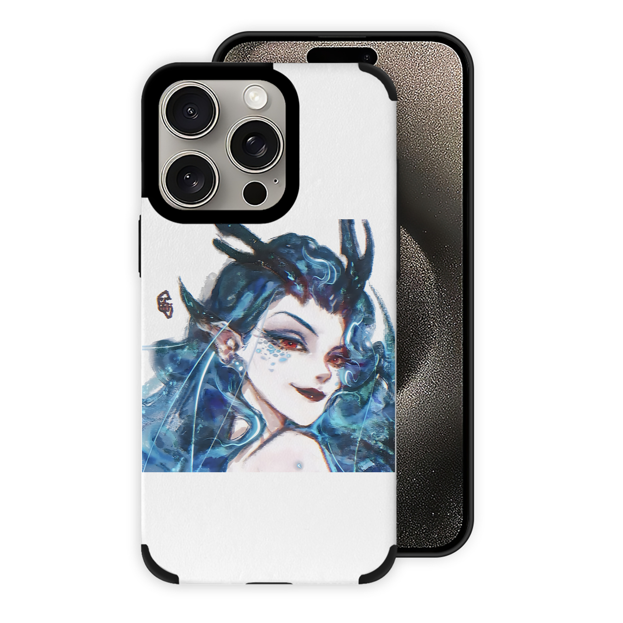 （画像用） Ne Zha 2 ナタ 魔童の大暴れ 【iPhone15ProMax対応】 PUレザー スマホケース 耐衝撃＆黄変防止