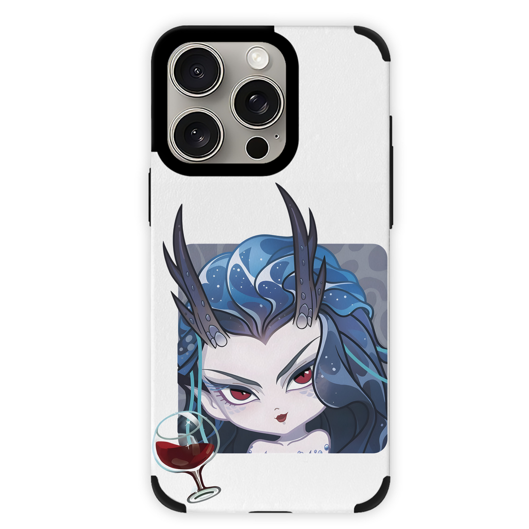 （画像用） Ne Zha 2 ナタ 魔童の大暴れ 【iPhone15ProMax対応】 PUレザー スマホケース 耐衝撃＆黄変防止