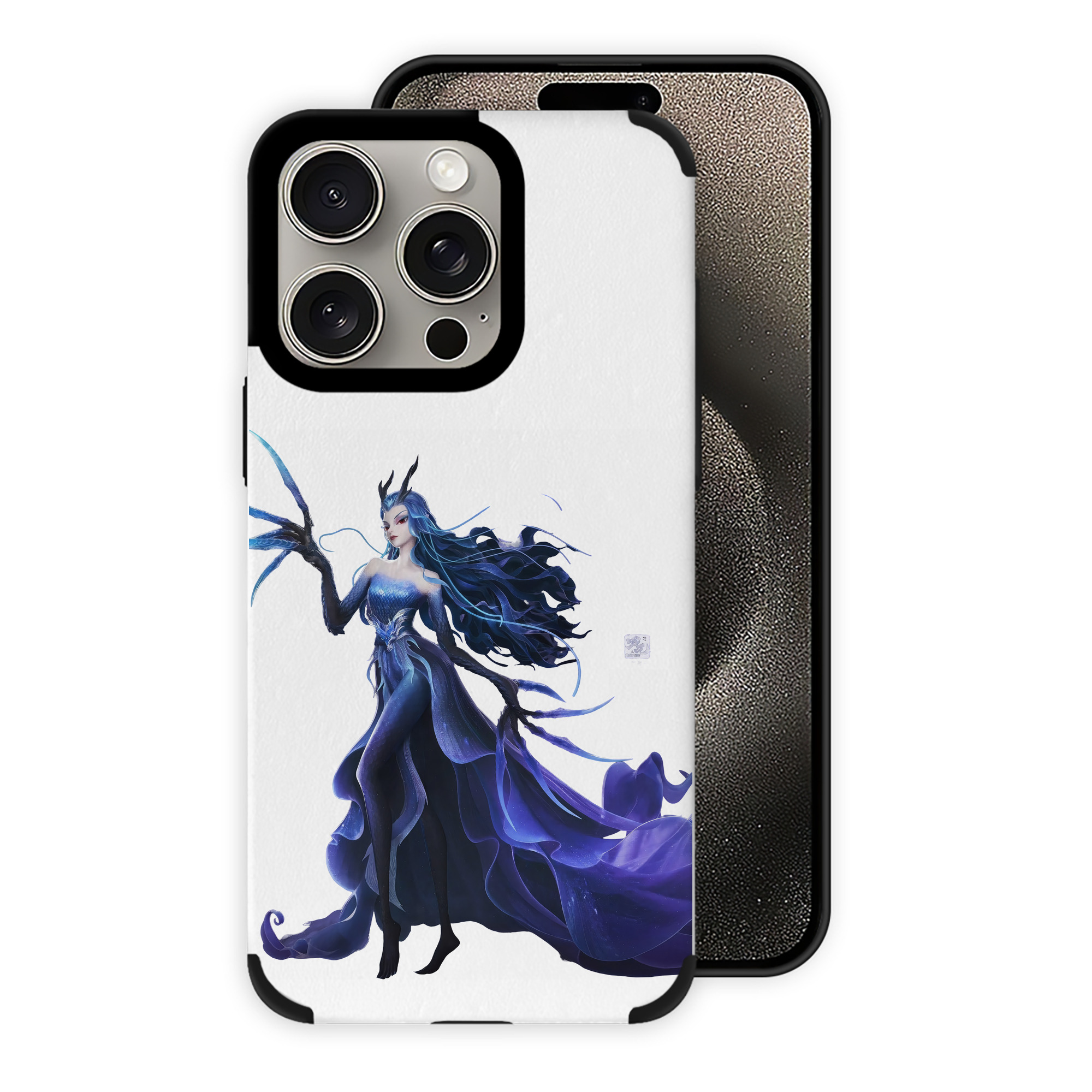 （画像用） Ne Zha 2 ナタ 魔童の大暴れ 【iPhone15ProMax対応】 PUレザー スマホケース 耐衝撃＆黄変防止