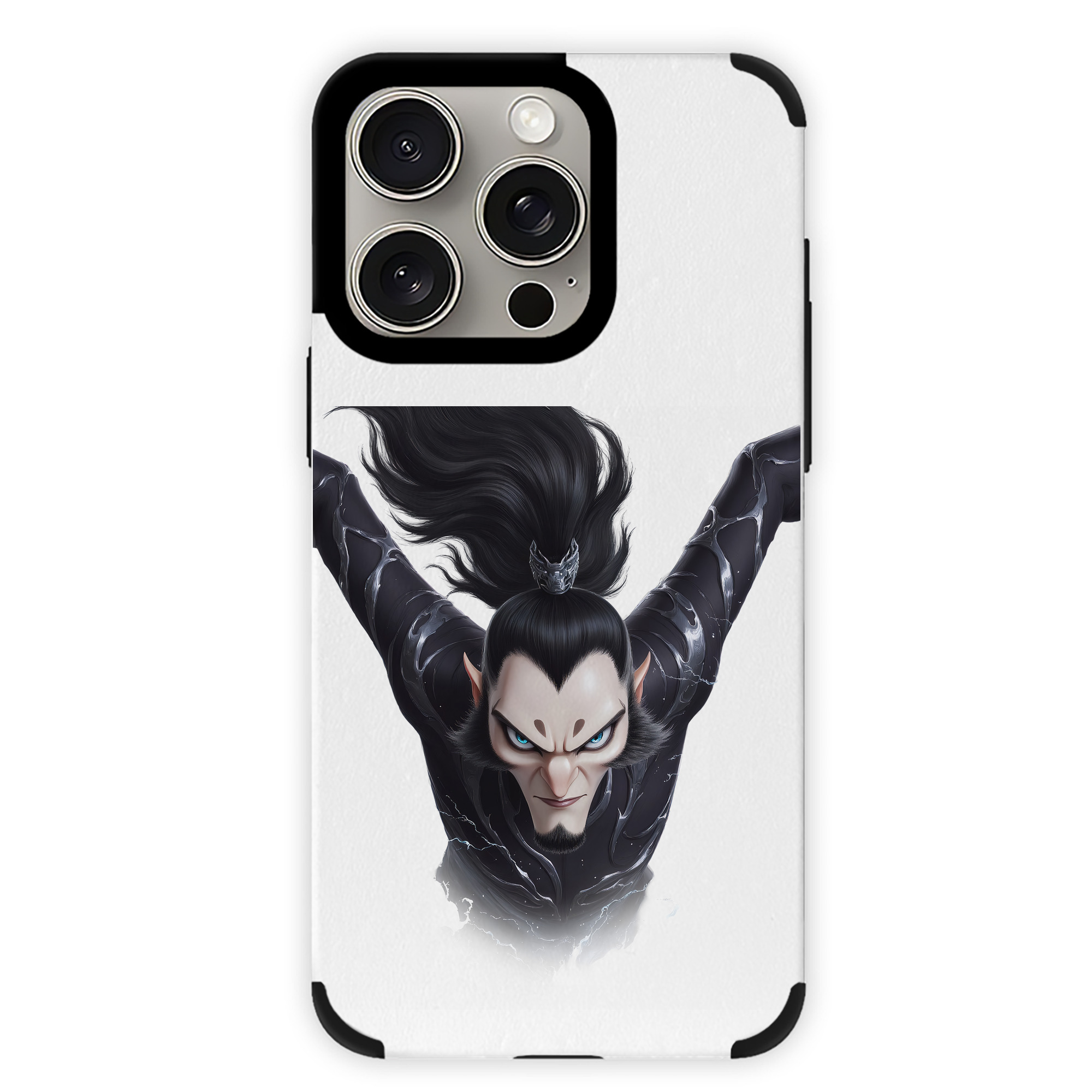 （画像用） Ne Zha 2 ナタ 魔童の大暴れ 【iPhone15ProMax対応】 PUレザー スマホケース 耐衝撃＆黄変防止