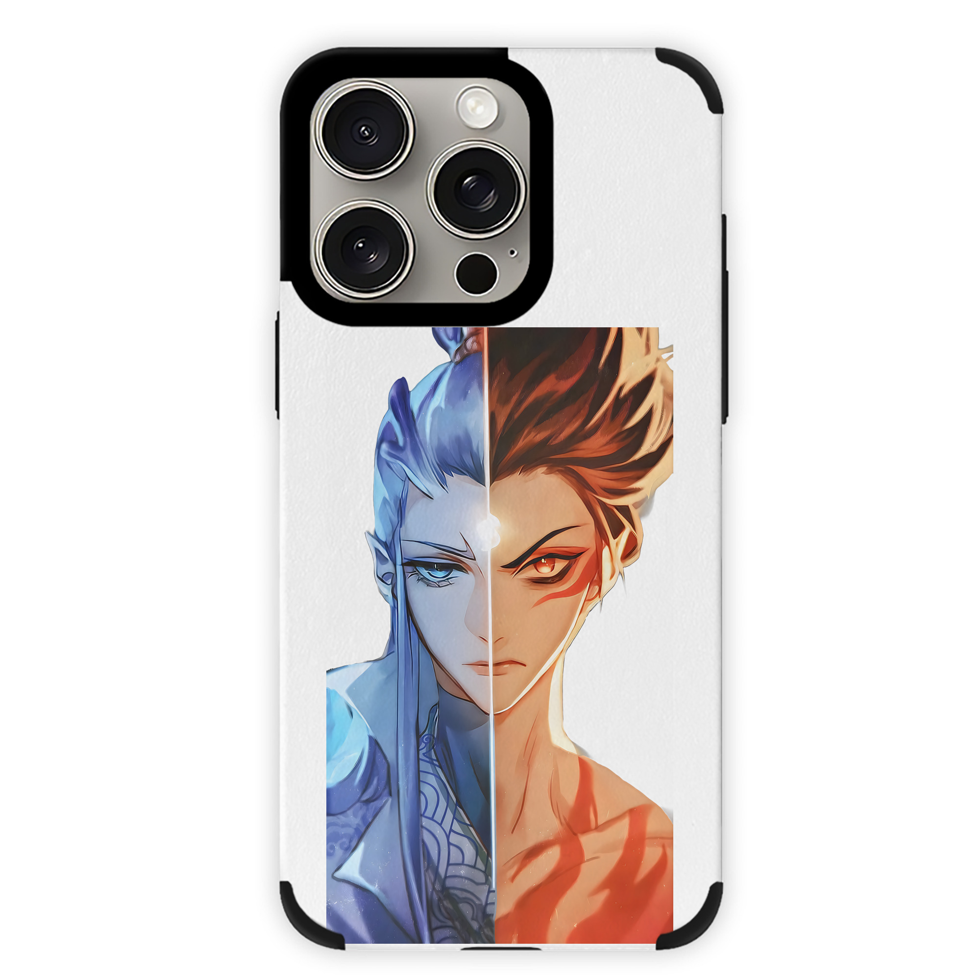 （画像用） Ne Zha 2 ナタ 魔童の大暴れ 【iPhone15ProMax対応】 PUレザー スマホケース 耐衝撃＆黄変防止