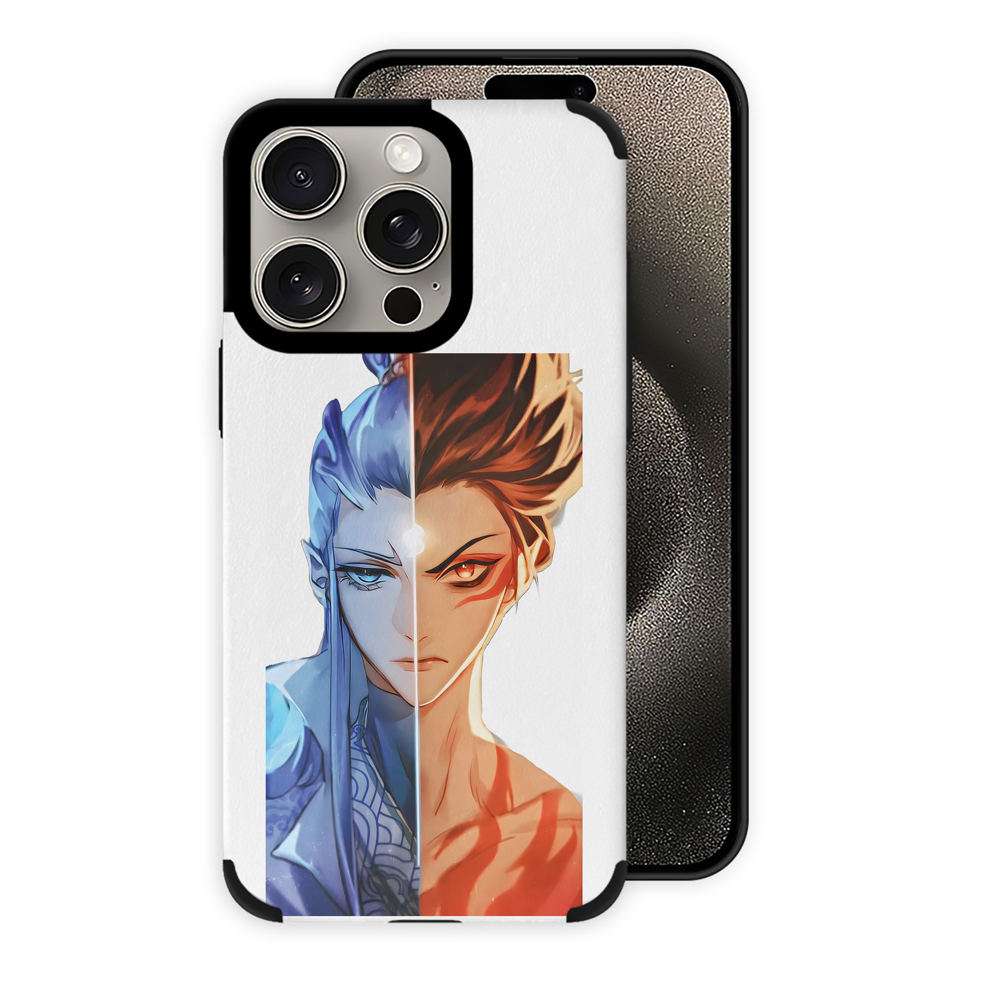 （画像用） Ne Zha 2 ナタ 魔童の大暴れ 【iPhone15ProMax対応】 PUレザー スマホケース 耐衝撃＆黄変防止
