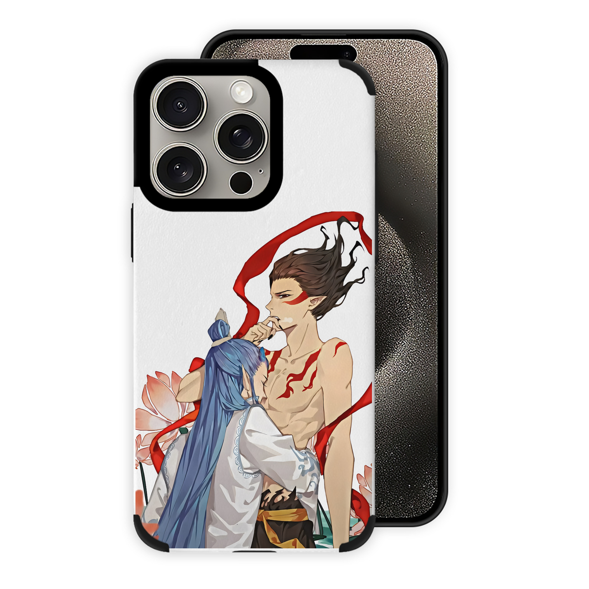 （画像用） Ne Zha 2 ナタ 魔童の大暴れ 【iPhone15ProMax対応】 PUレザー スマホケース 耐衝撃＆黄変防止