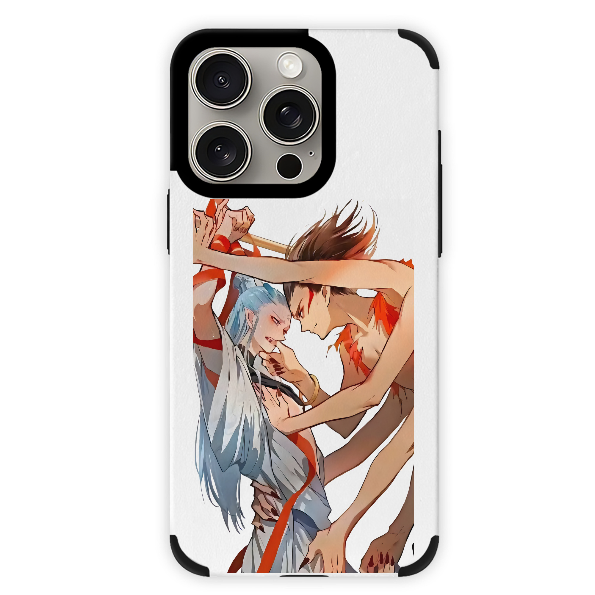 （画像用） Ne Zha 2 ナタ 魔童の大暴れ 【iPhone15ProMax対応】 PUレザー スマホケース 耐衝撃＆黄変防止