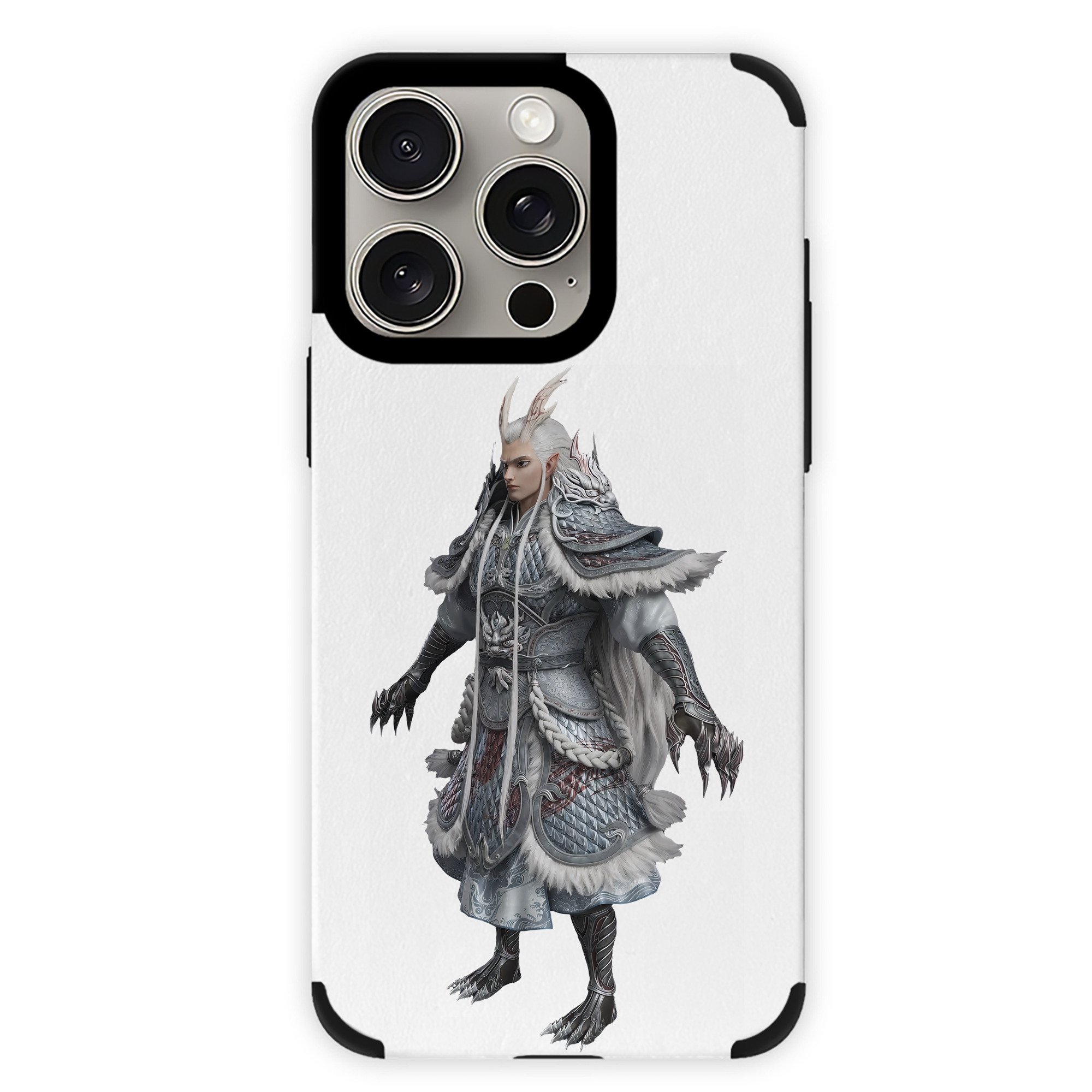 （画像用） Ne Zha 2 ナタ 魔童の大暴れ 【iPhone15ProMax対応】 PUレザー スマホケース 耐衝撃＆黄変防止
