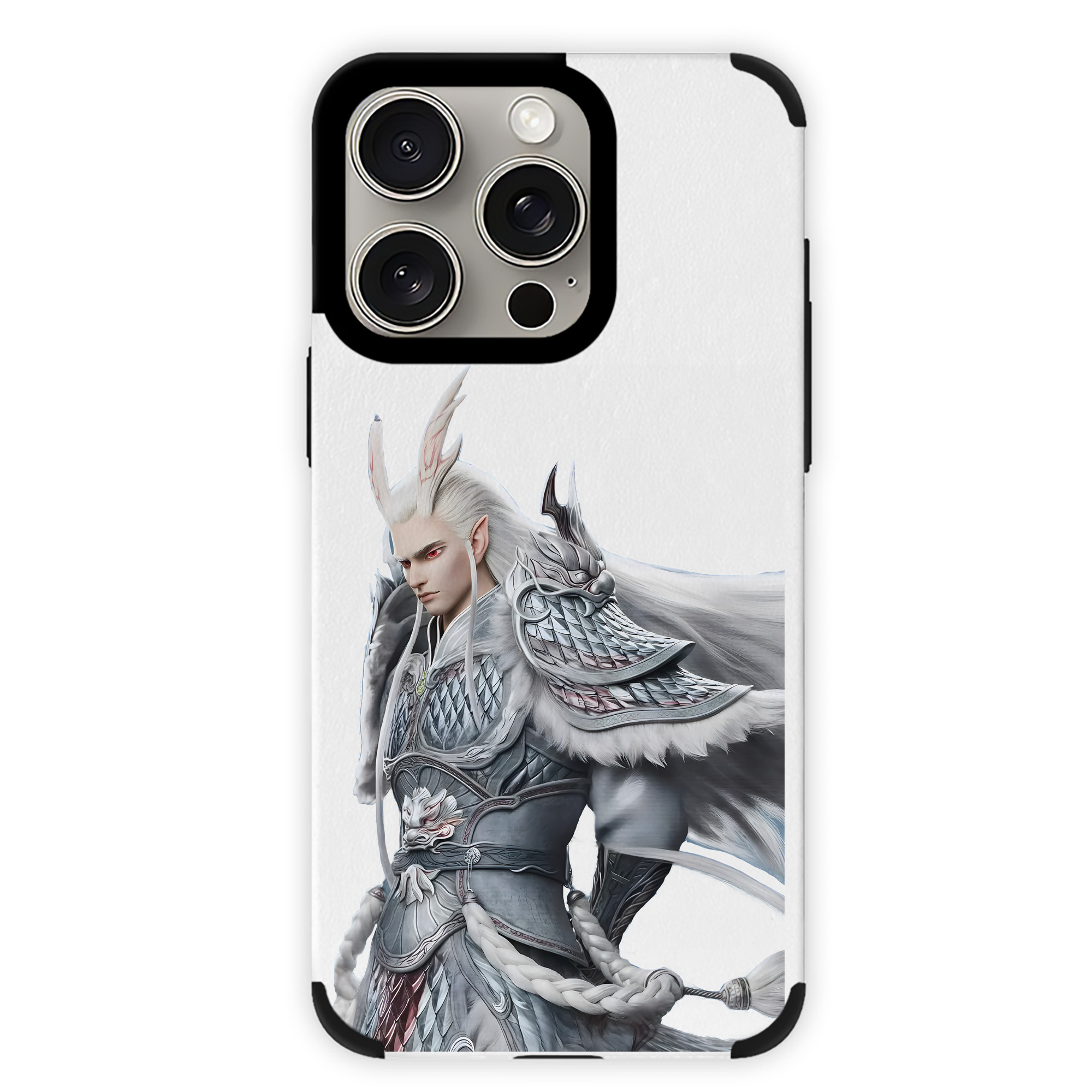 （画像用） Ne Zha 2 ナタ 魔童の大暴れ 【iPhone15ProMax対応】 PUレザー スマホケース 耐衝撃＆黄変防止