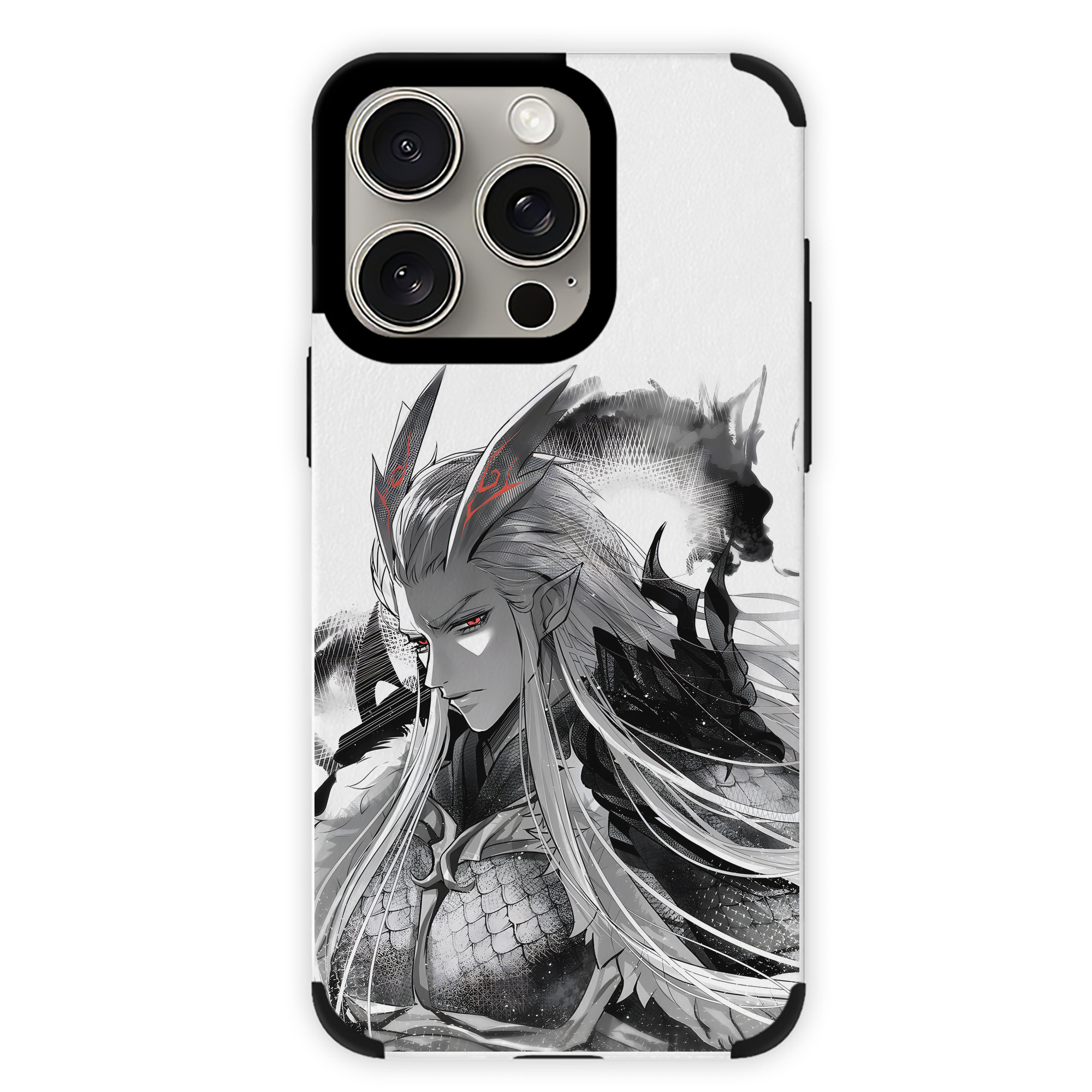 （画像用） Ne Zha 2 ナタ 魔童の大暴れ 【iPhone15ProMax対応】 PUレザー スマホケース 耐衝撃＆黄変防止