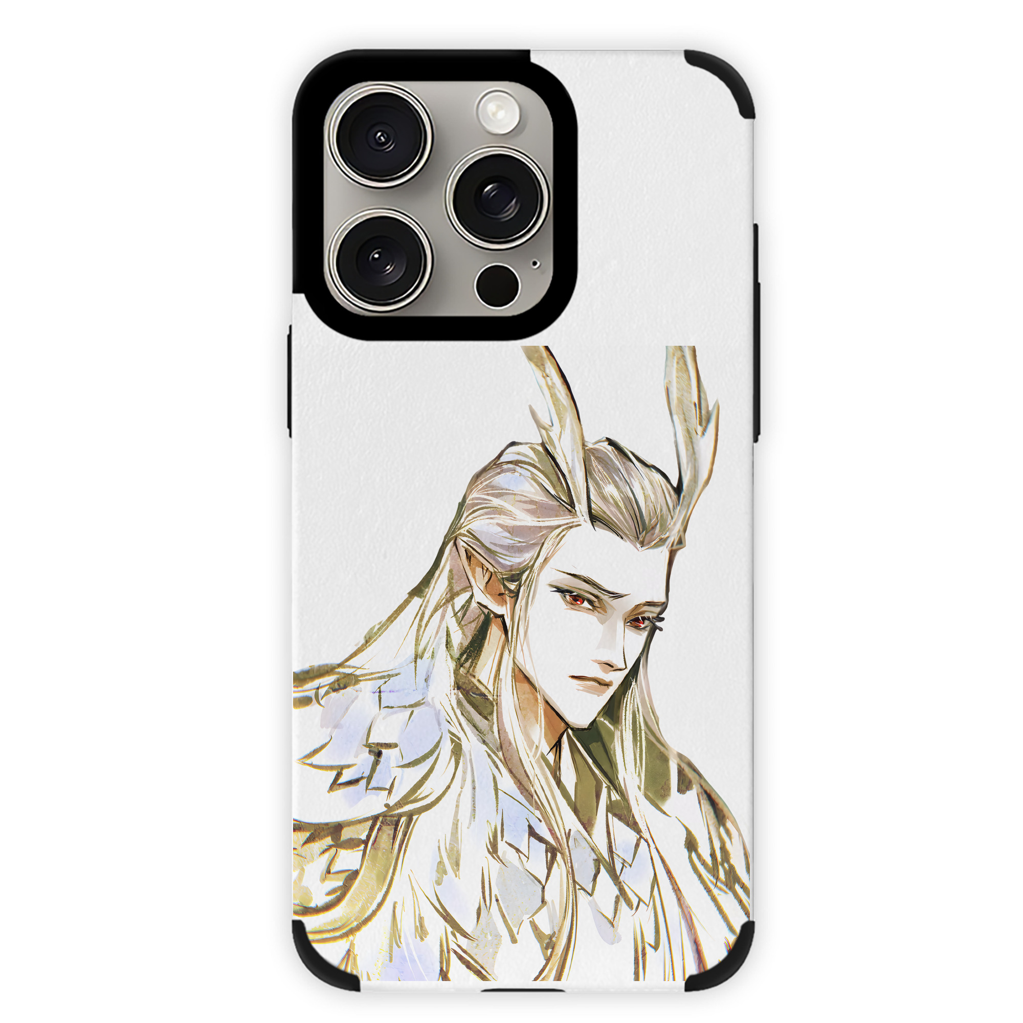 （画像用） Ne Zha 2 ナタ 魔童の大暴れ 【iPhone15ProMax対応】 PUレザー スマホケース 耐衝撃＆黄変防止