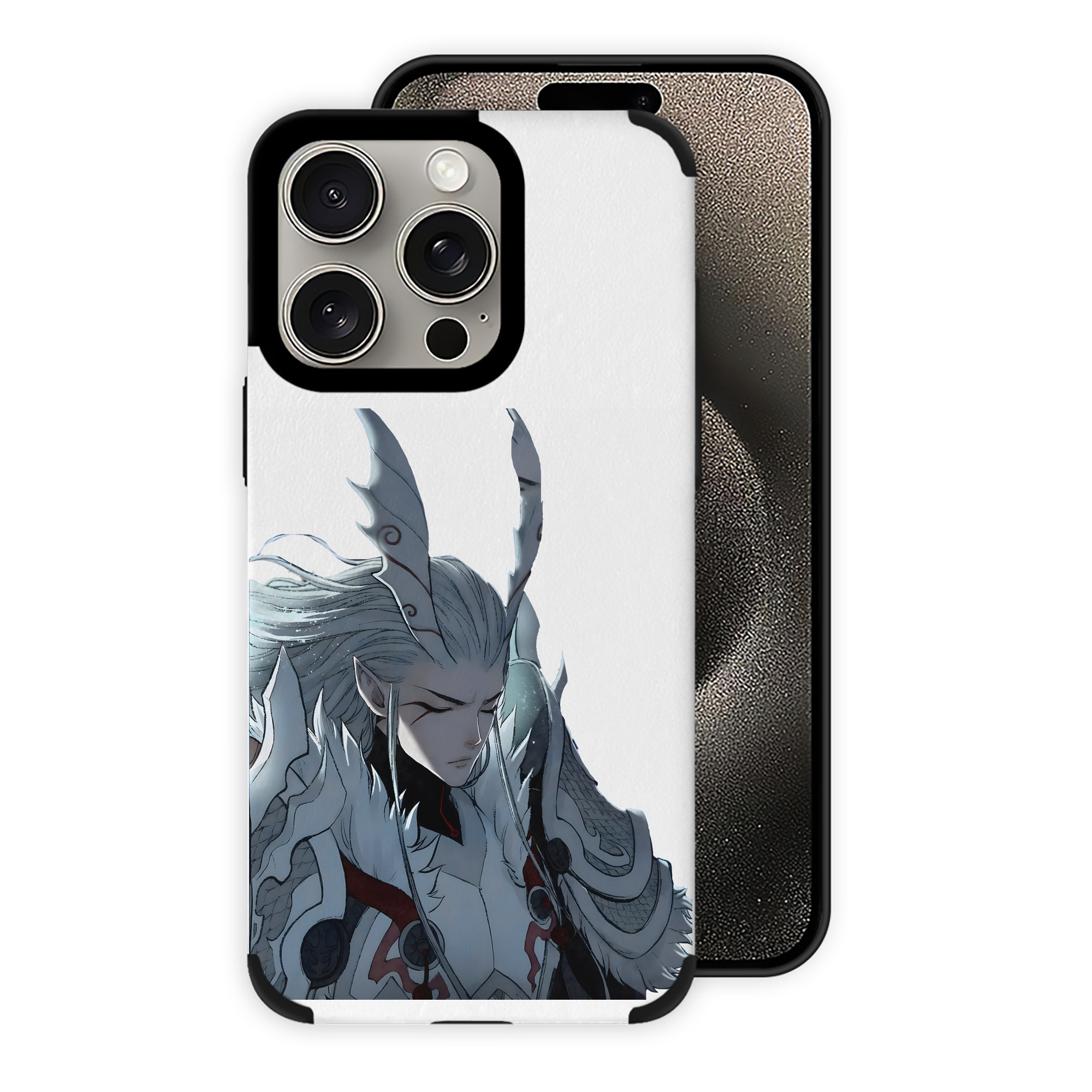 （画像用） Ne Zha 2 ナタ 魔童の大暴れ 【iPhone15ProMax対応】 PUレザー スマホケース 耐衝撃＆黄変防止