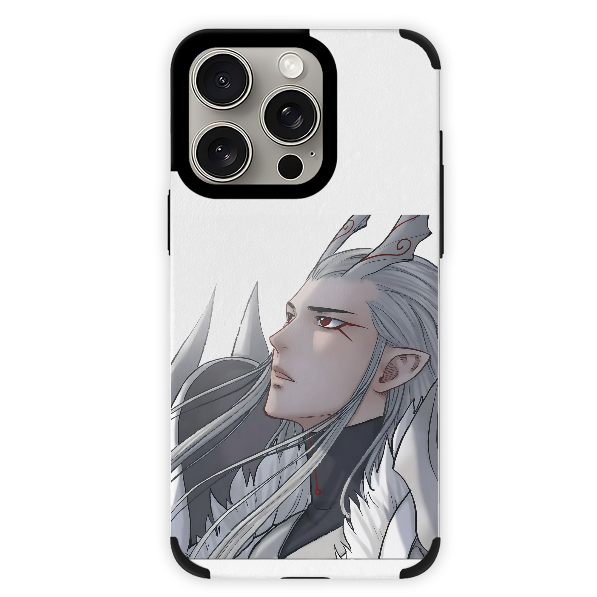 （画像用） Ne Zha 2 ナタ 魔童の大暴れ 【iPhone15ProMax対応】 PUレザー スマホケース 耐衝撃＆黄変防止