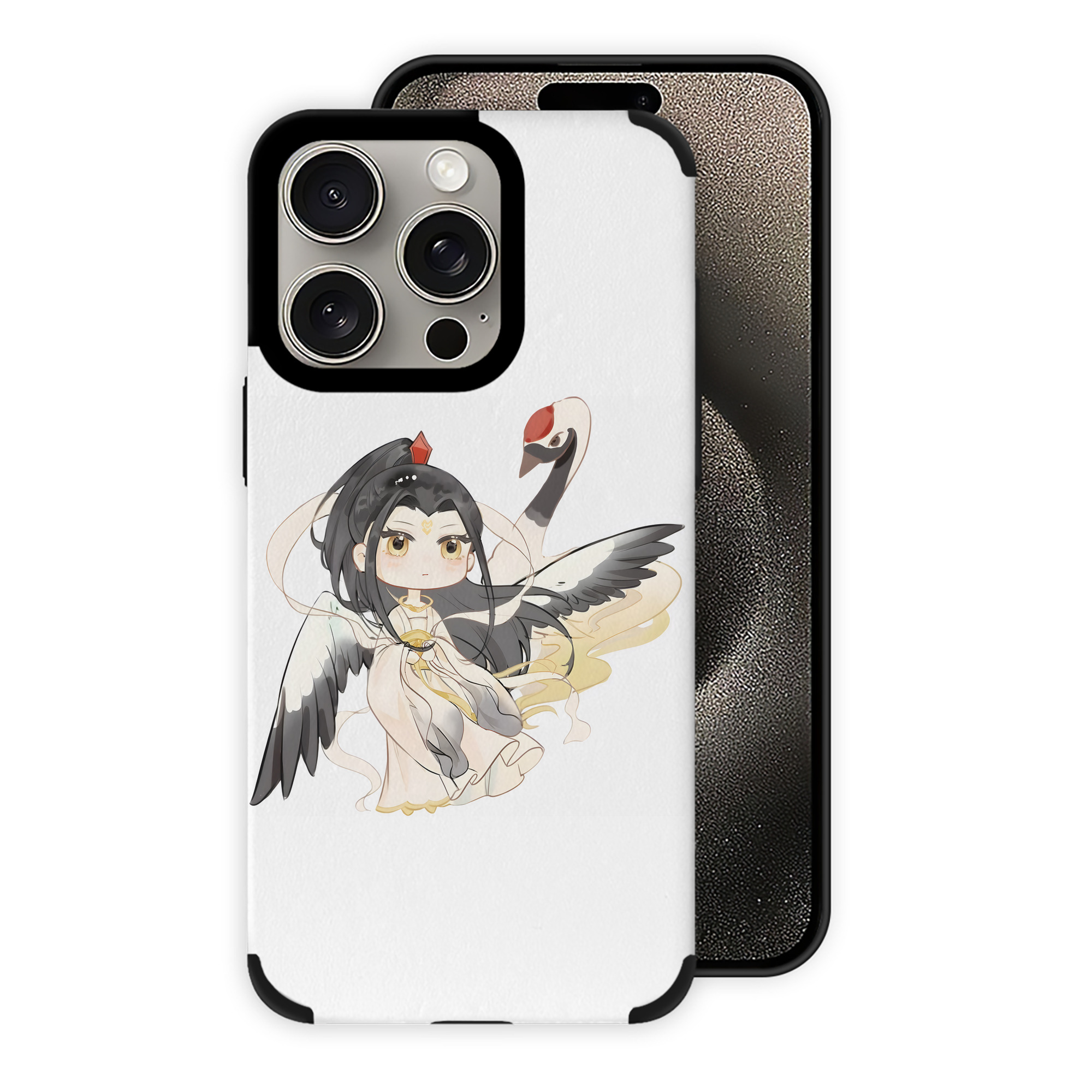 （画像用） Ne Zha 2 ナタ 魔童の大暴れ 【iPhone15ProMax対応】 PUレザー スマホケース 耐衝撃＆黄変防止