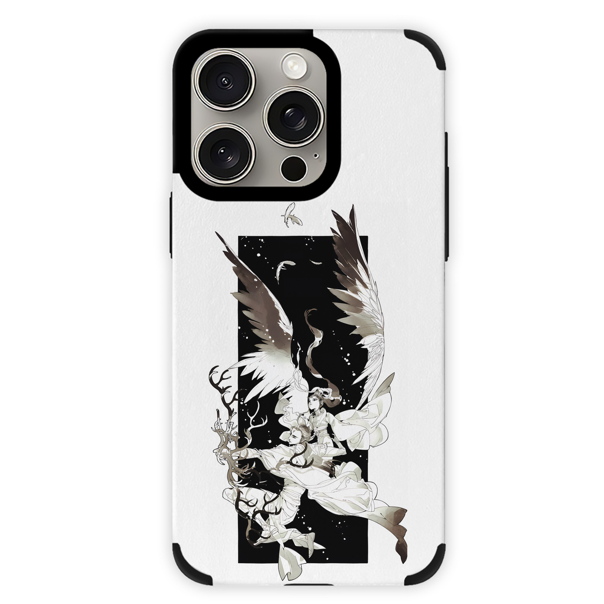（画像用） Ne Zha 2 ナタ 魔童の大暴れ 【iPhone15ProMax対応】 PUレザー スマホケース 耐衝撃＆黄変防止
