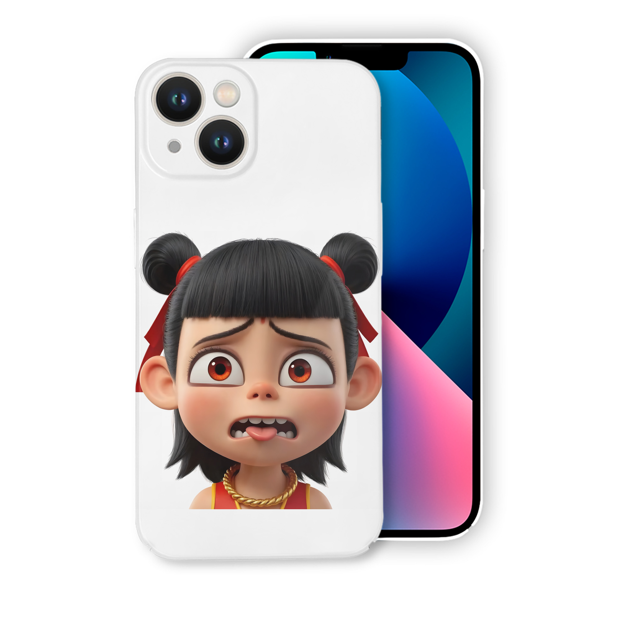 （画像用） Ne Zha 2 ナタ 魔童の大暴れ 【iPhone 14シリーズ対応】ハードケース