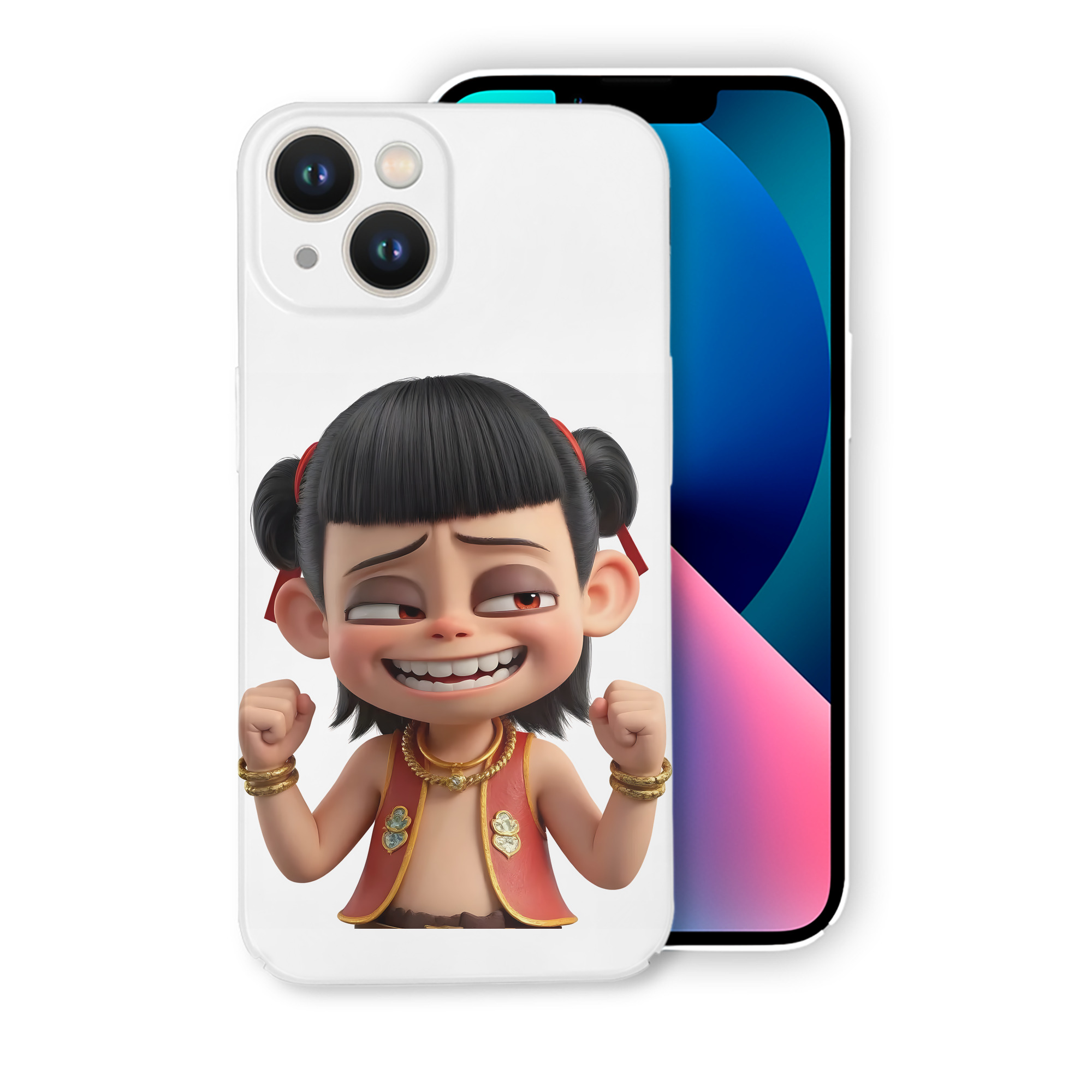 （画像用） Ne Zha 2 ナタ 魔童の大暴れ 【iPhone 14シリーズ対応】ハードケース