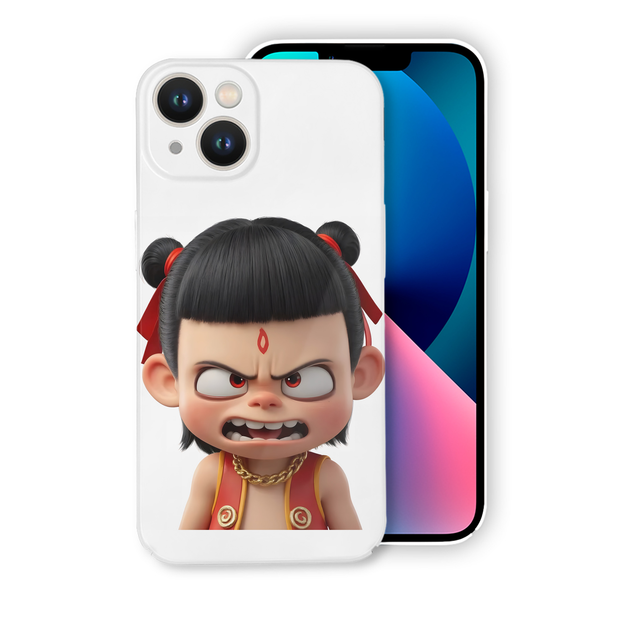 （画像用） Ne Zha 2 ナタ 魔童の大暴れ 【iPhone 14シリーズ対応】ハードケース