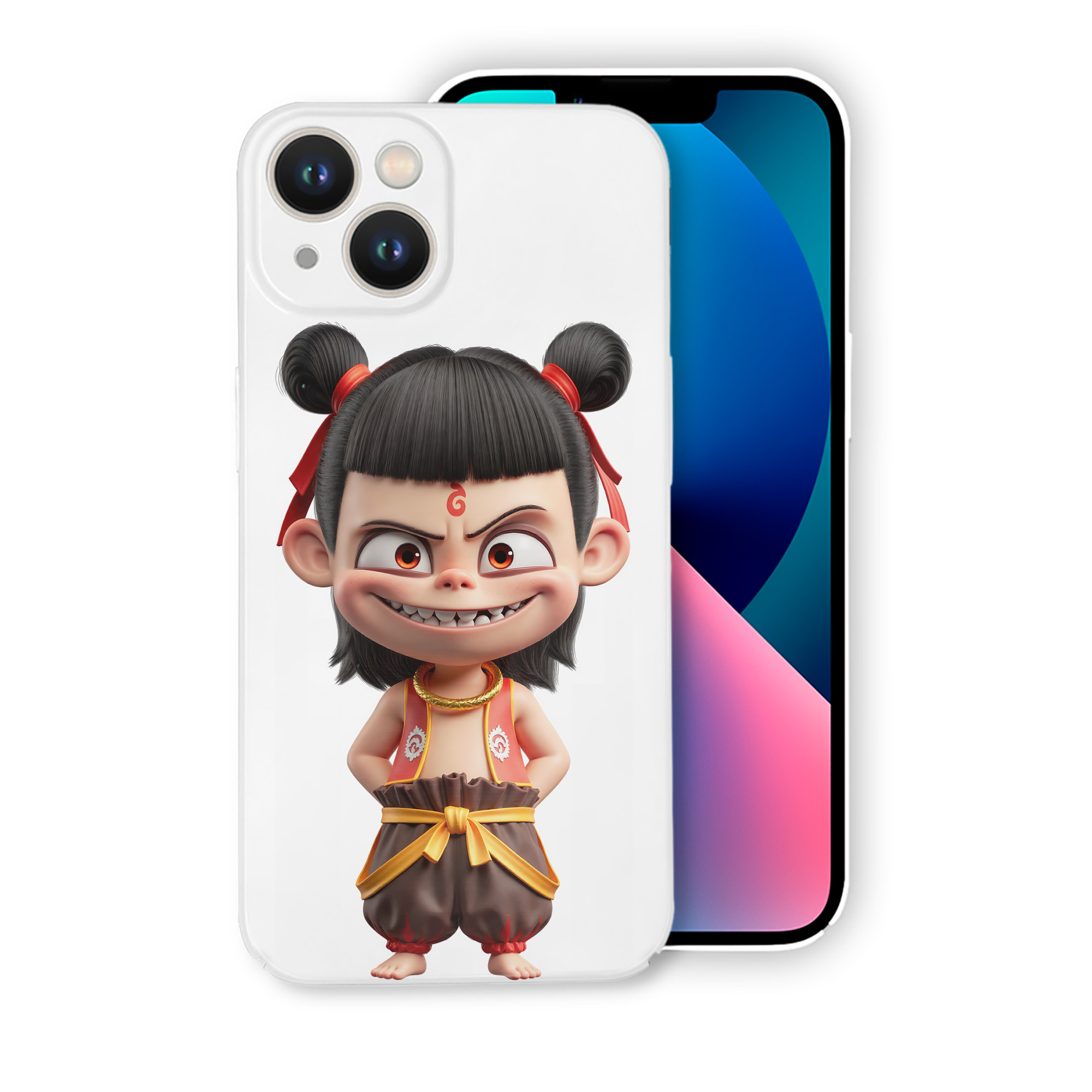 （画像用） Ne Zha 2 ナタ 魔童の大暴れ 【iPhone 14シリーズ対応】ハードケース