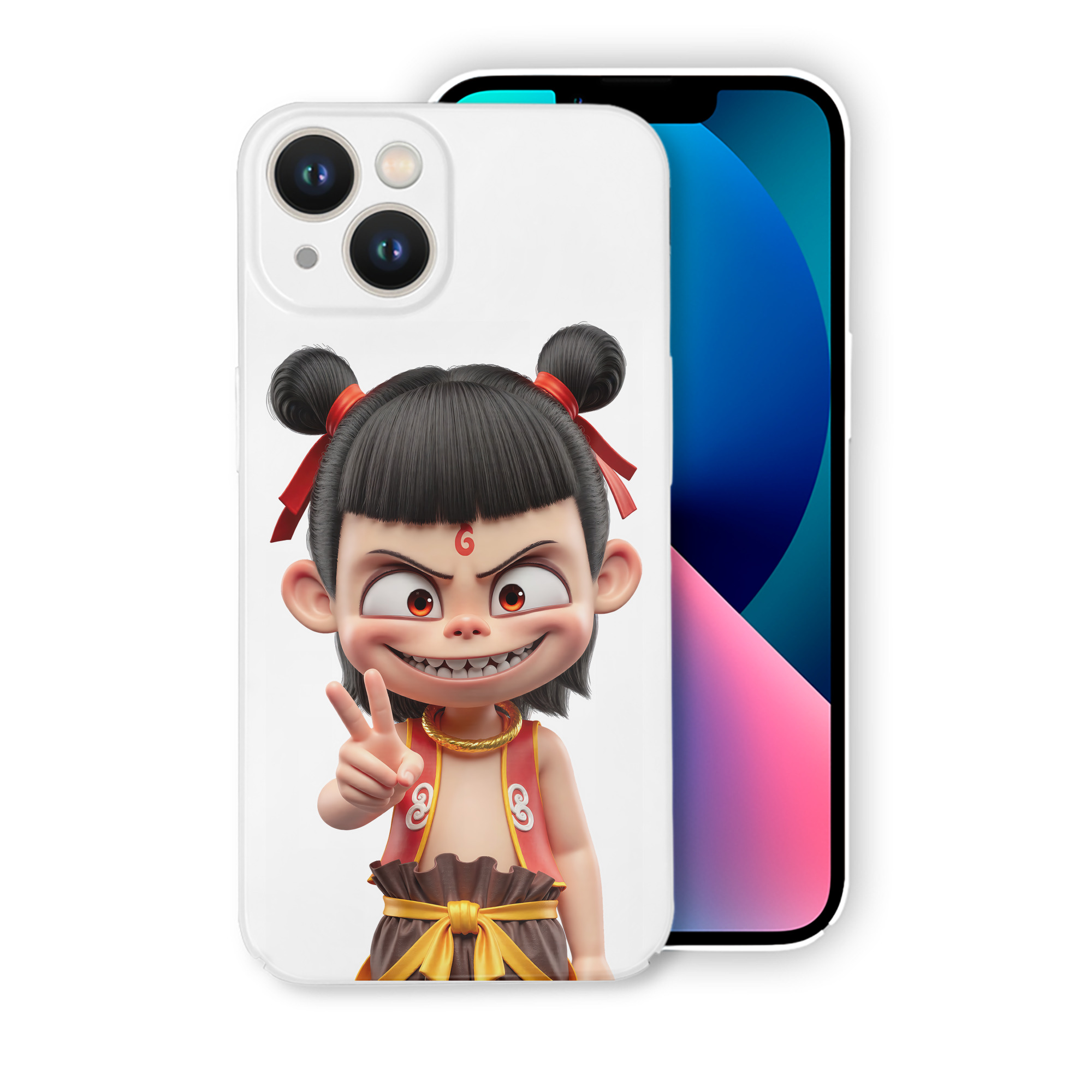 （画像用） Ne Zha 2 ナタ 魔童の大暴れ 【iPhone 14シリーズ対応】ハードケース