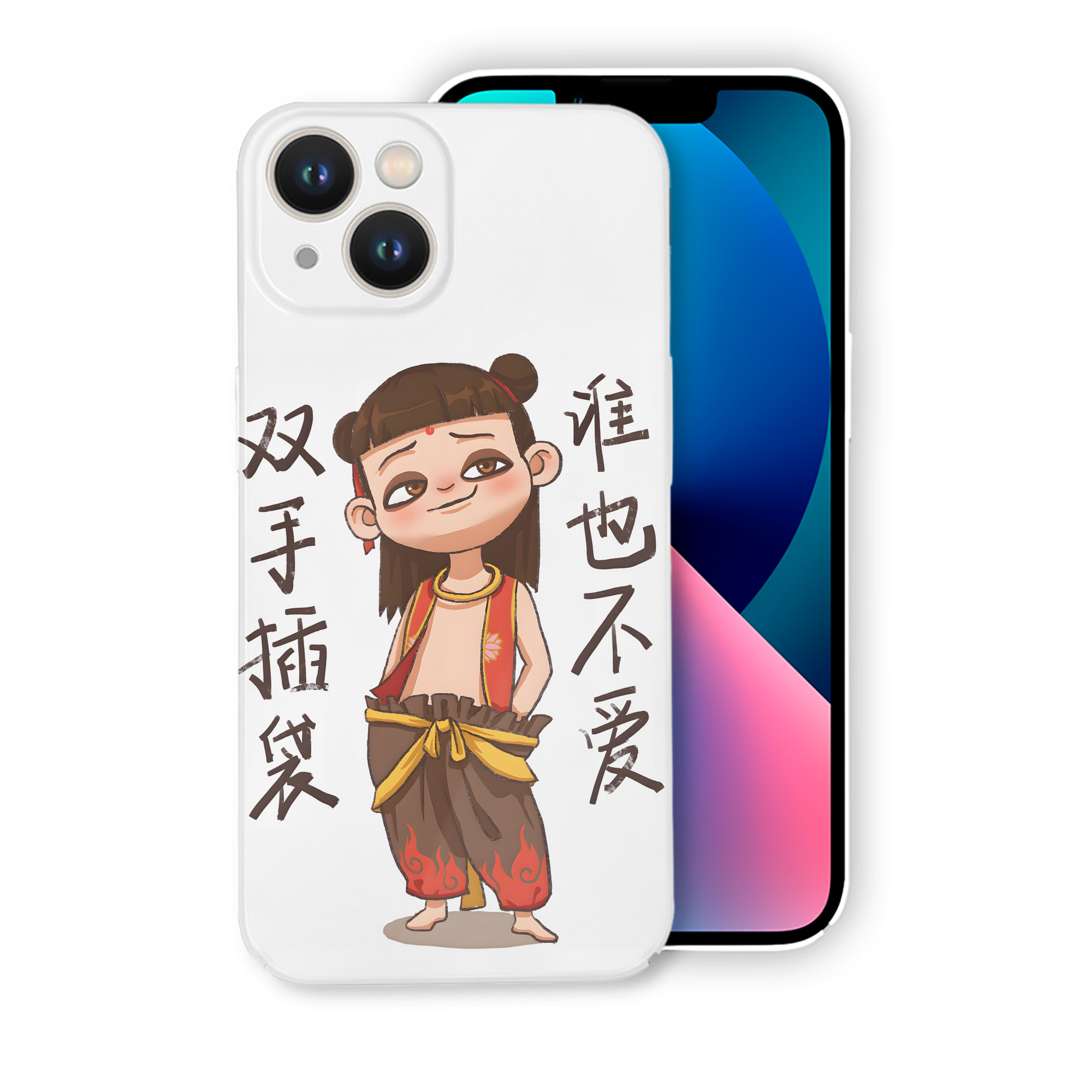 （画像用） Ne Zha 2 ナタ 魔童の大暴れ 【iPhone 14シリーズ対応】ハードケース