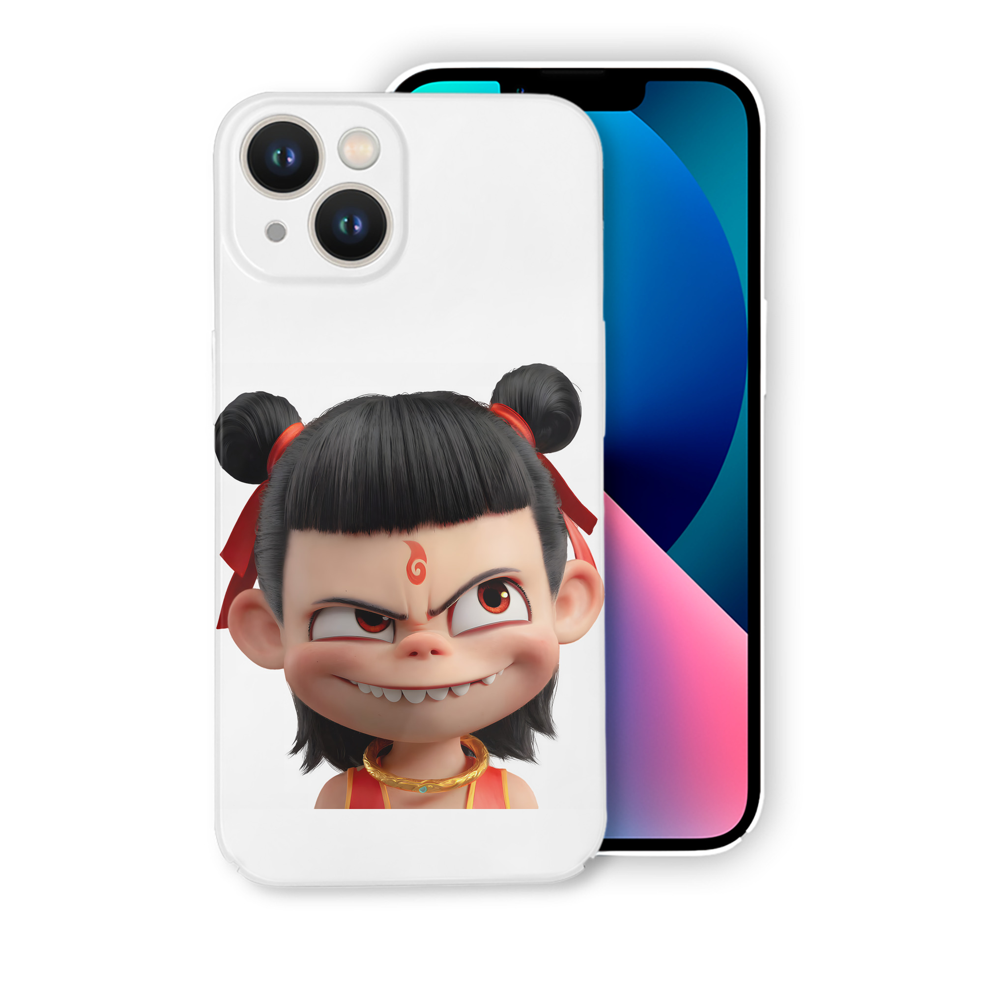 （画像用） Ne Zha 2 ナタ 魔童の大暴れ 【iPhone 14シリーズ対応】ハードケース
