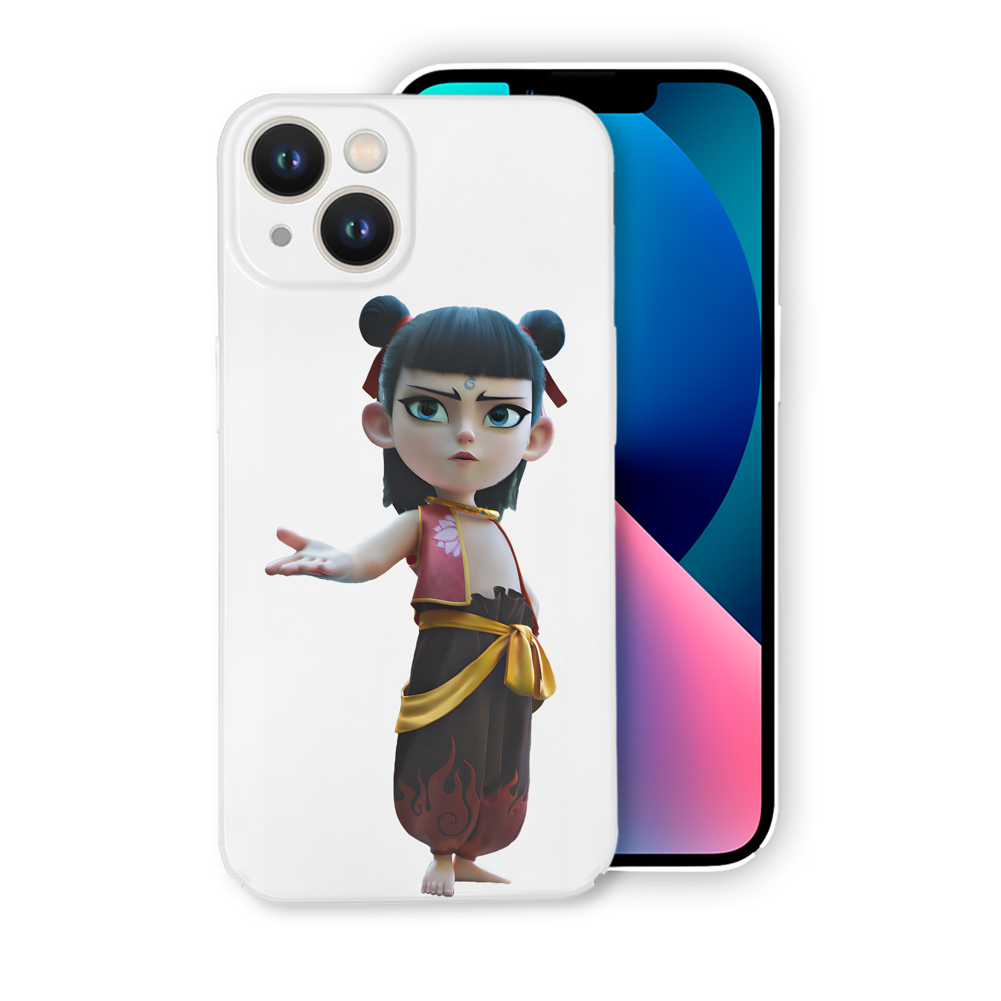 （画像用） Ne Zha 2 ナタ 魔童の大暴れ 【iPhone 14シリーズ対応】ハードケース