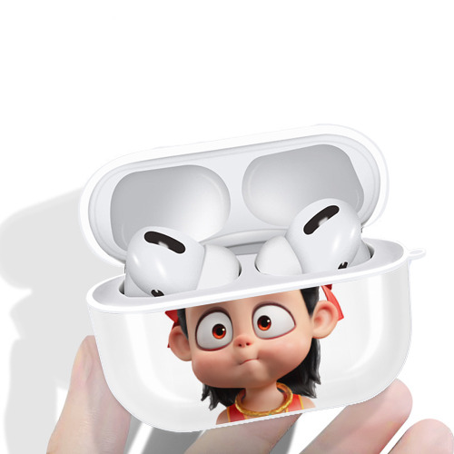 Ne Zha 2 ナタ 魔童の大暴れ 【AirPods Pro用】ハードシェル保護ケース 耐衝撃・防指紋・カラビナ付き商品仕様