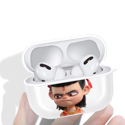 Ne Zha 2 ナタ 魔童の大暴れ 【AirPods Pro用】ハードシェル保護ケース 耐衝撃・防指紋・カラビナ付き商品仕様