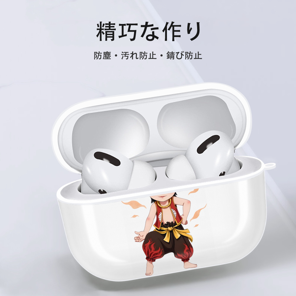 Ne Zha 2 ナタ 魔童の大暴れ 【AirPods Pro用】ハードシェル保護ケース 耐衝撃・防指紋・カラビナ付き商品仕様