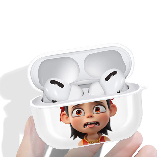 Ne Zha 2 ナタ 魔童の大暴れ 【AirPods Pro用】ハードシェル保護ケース 耐衝撃・防指紋・カラビナ付き商品仕様