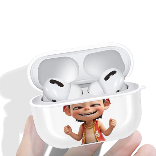 Ne Zha 2 ナタ 魔童の大暴れ 【AirPods Pro用】ハードシェル保護ケース 耐衝撃・防指紋・カラビナ付き商品仕様