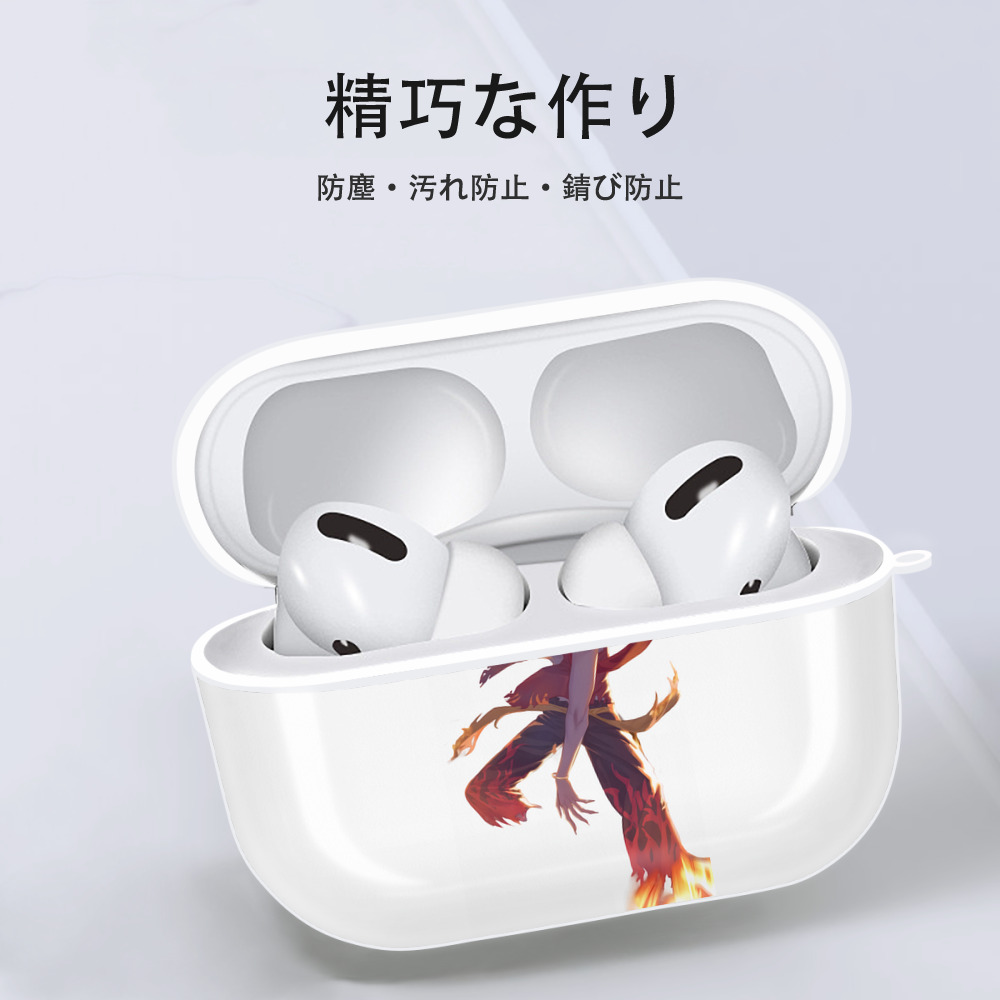 Ne Zha 2 ナタ 魔童の大暴れ 【AirPods Pro用】ハードシェル保護ケース 耐衝撃・防指紋・カラビナ付き商品仕様
