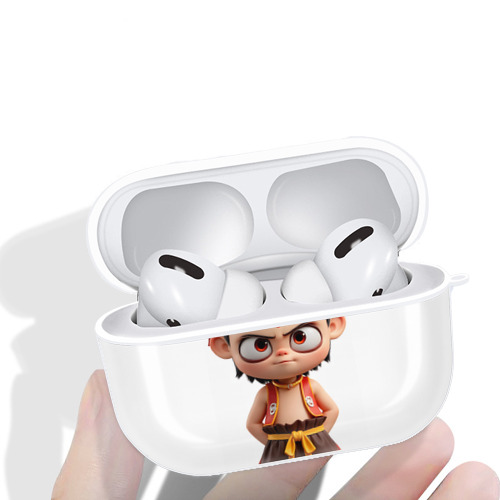 Ne Zha 2 ナタ 魔童の大暴れ 【AirPods Pro用】ハードシェル保護ケース 耐衝撃・防指紋・カラビナ付き商品仕様
