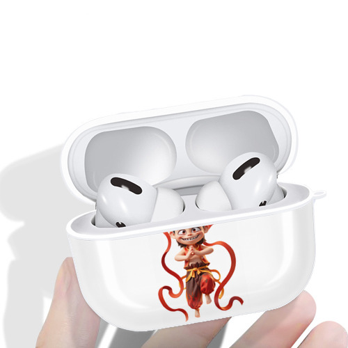 Ne Zha 2 ナタ 魔童の大暴れ 【AirPods Pro用】ハードシェル保護ケース 耐衝撃・防指紋・カラビナ付き商品仕様