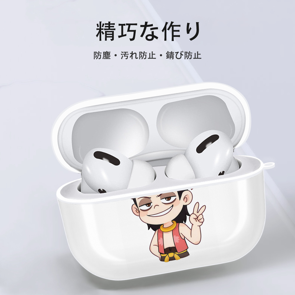 Ne Zha 2 ナタ 魔童の大暴れ 【AirPods Pro用】ハードシェル保護ケース 耐衝撃・防指紋・カラビナ付き商品仕様