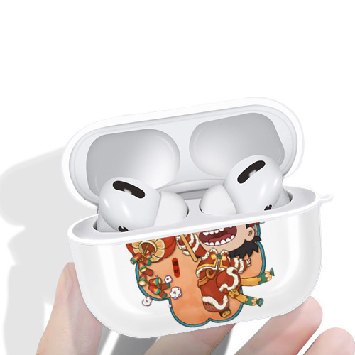Ne Zha 2 ナタ 魔童の大暴れ 【AirPods Pro用】ハードシェル保護ケース 耐衝撃・防指紋・カラビナ付き商品仕様