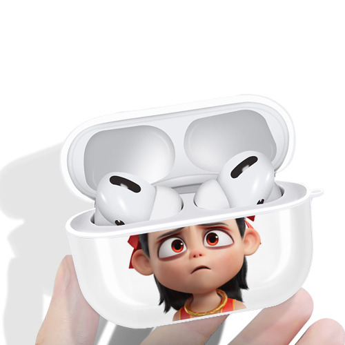 Ne Zha 2 ナタ 魔童の大暴れ 【AirPods Pro用】ハードシェル保護ケース 耐衝撃・防指紋・カラビナ付き商品仕様