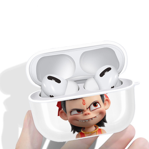 Ne Zha 2 ナタ 魔童の大暴れ 【AirPods Pro用】ハードシェル保護ケース 耐衝撃・防指紋・カラビナ付き商品仕様