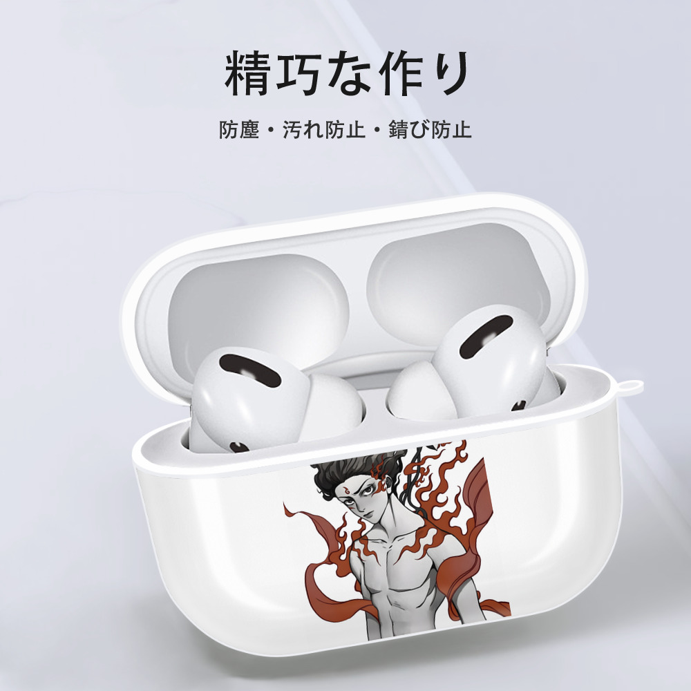 Ne Zha 2 ナタ 魔童の大暴れ 【AirPods Pro用】ハードシェル保護ケース 耐衝撃・防指紋・カラビナ付き商品仕様