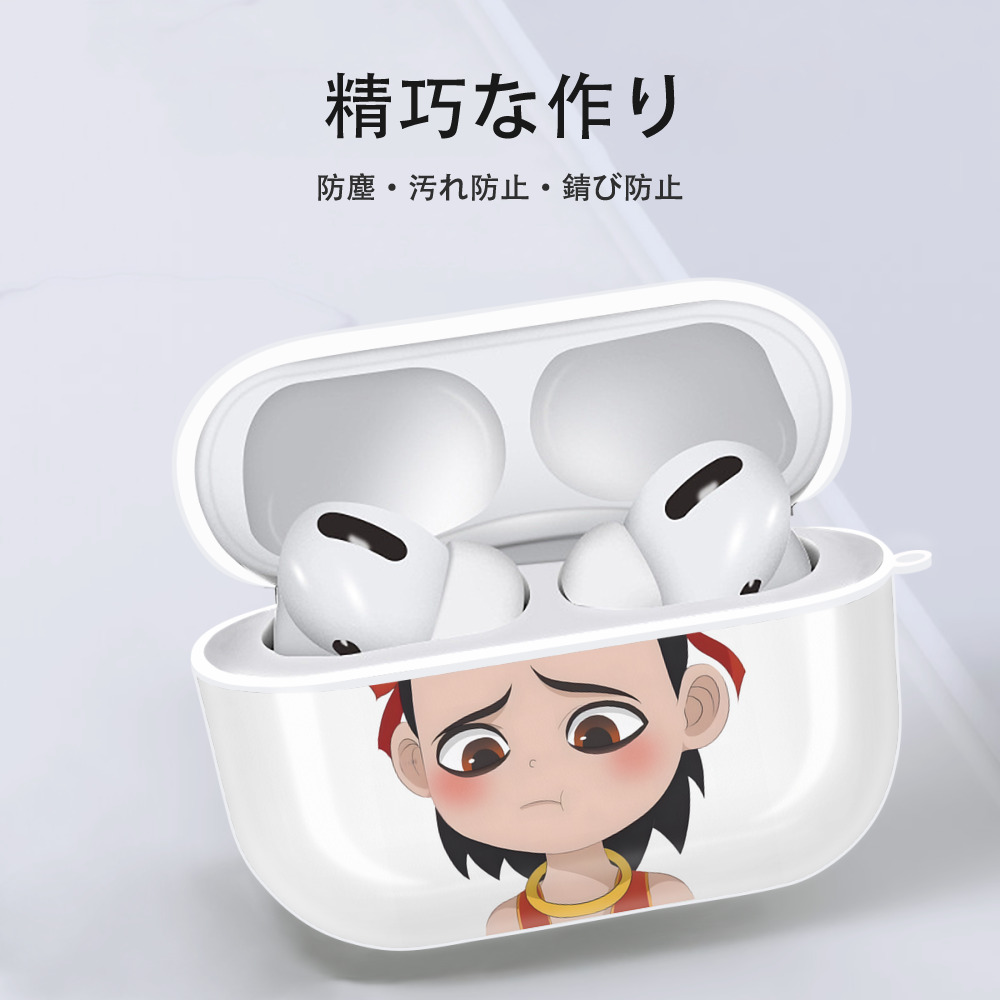 Ne Zha 2 ナタ 魔童の大暴れ 【AirPods Pro用】ハードシェル保護ケース 耐衝撃・防指紋・カラビナ付き商品仕様