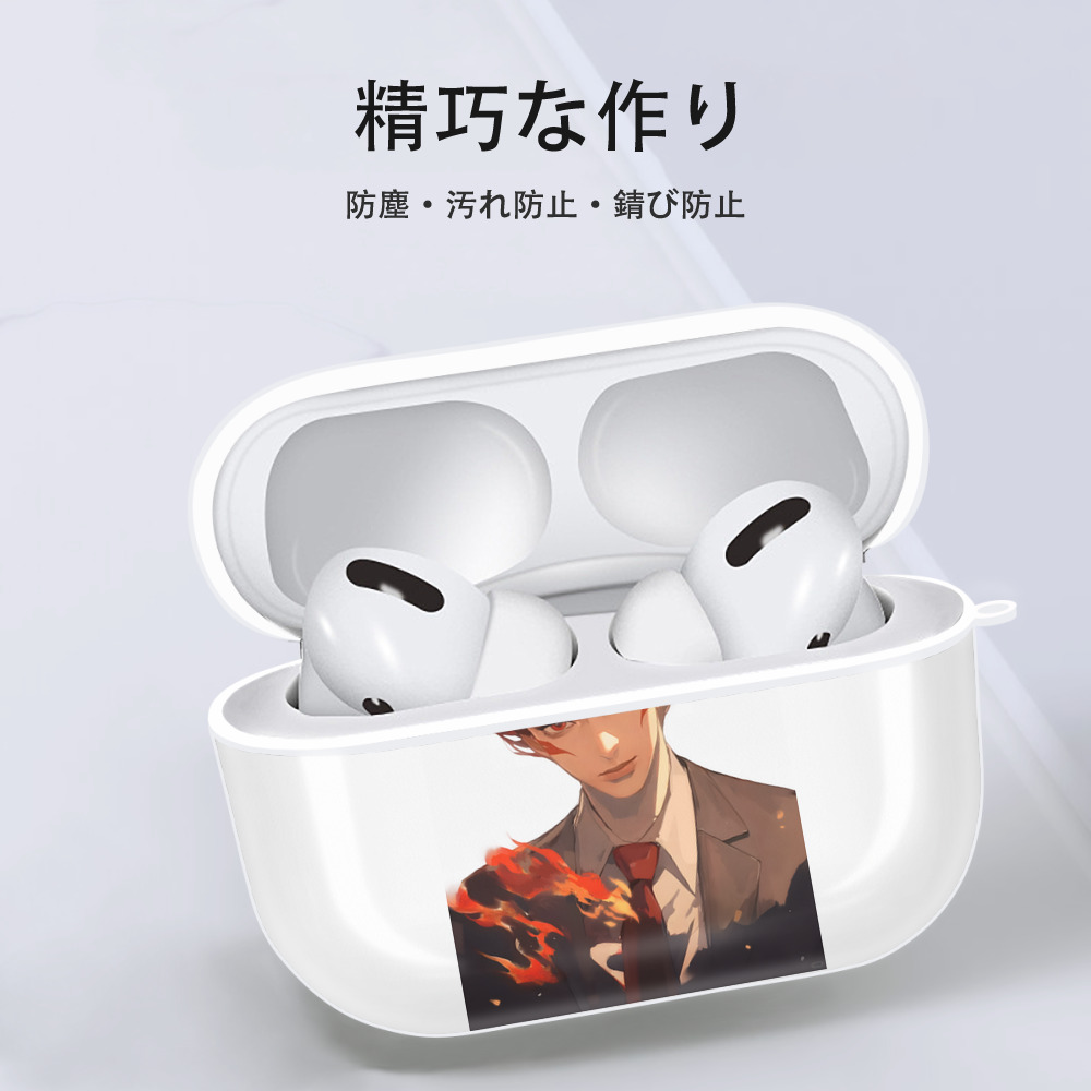 Ne Zha 2 ナタ 魔童の大暴れ 【AirPods Pro用】ハードシェル保護ケース 耐衝撃・防指紋・カラビナ付き商品仕様