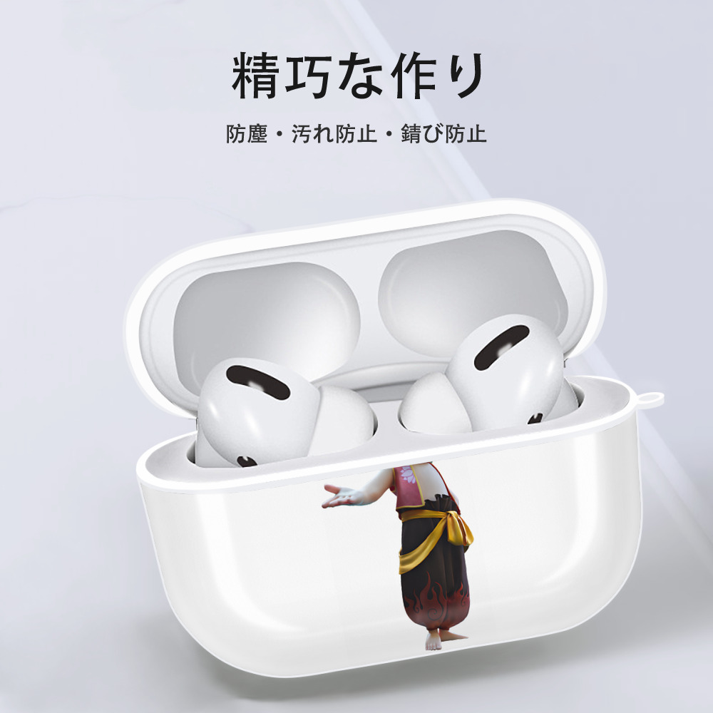 Ne Zha 2 ナタ 魔童の大暴れ 【AirPods Pro用】ハードシェル保護ケース 耐衝撃・防指紋・カラビナ付き商品仕様