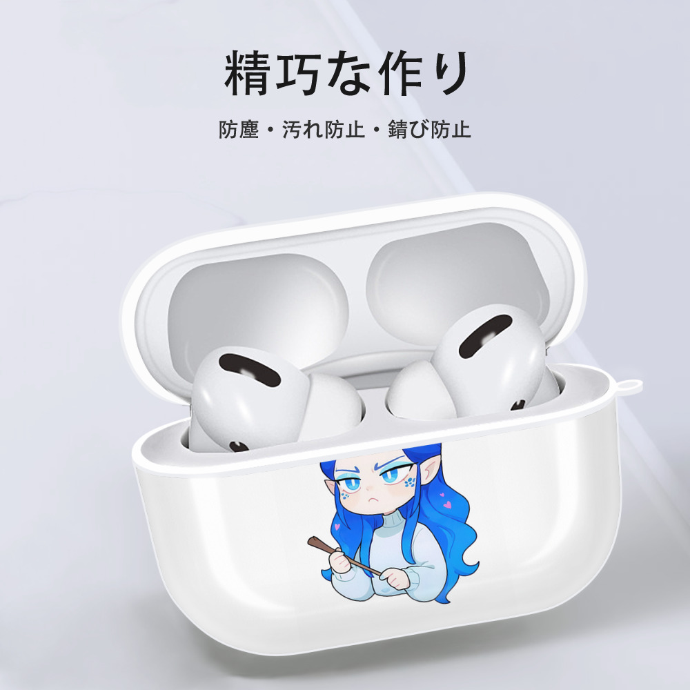 Ne Zha 2 ナタ 魔童の大暴れ 【AirPods Pro用】ハードシェル保護ケース 耐衝撃・防指紋・カラビナ付き商品仕様