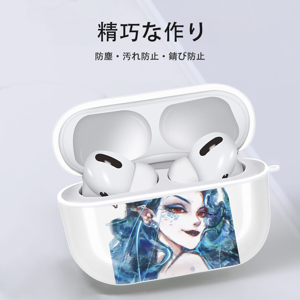 Ne Zha 2 ナタ 魔童の大暴れ 【AirPods Pro用】ハードシェル保護ケース 耐衝撃・防指紋・カラビナ付き商品仕様