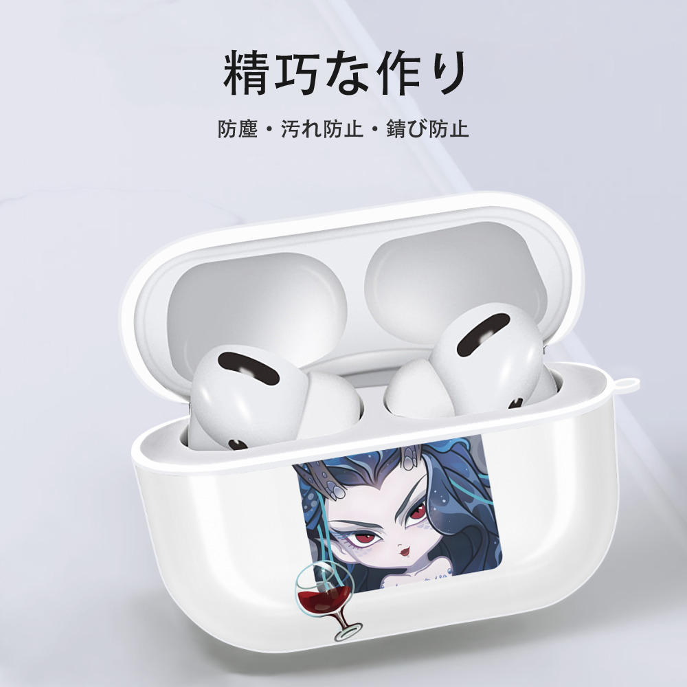 Ne Zha 2 ナタ 魔童の大暴れ 【AirPods Pro用】ハードシェル保護ケース 耐衝撃・防指紋・カラビナ付き商品仕様