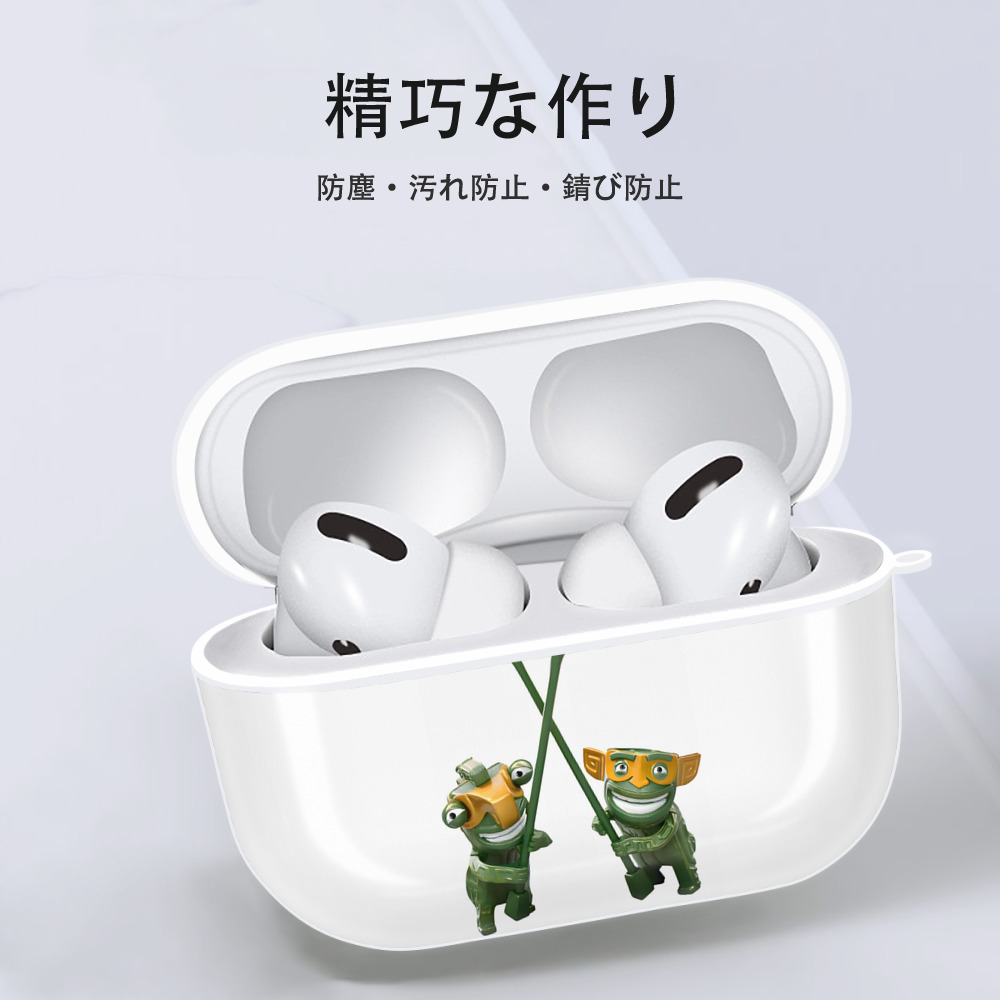Ne Zha 2 ナタ 魔童の大暴れ 【AirPods Pro用】ハードシェル保護ケース 耐衝撃・防指紋・カラビナ付き商品仕様