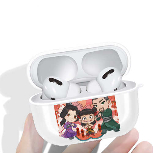 Ne Zha 2 ナタ 魔童の大暴れ 【AirPods Pro用】ハードシェル保護ケース 耐衝撃・防指紋・カラビナ付き商品仕様